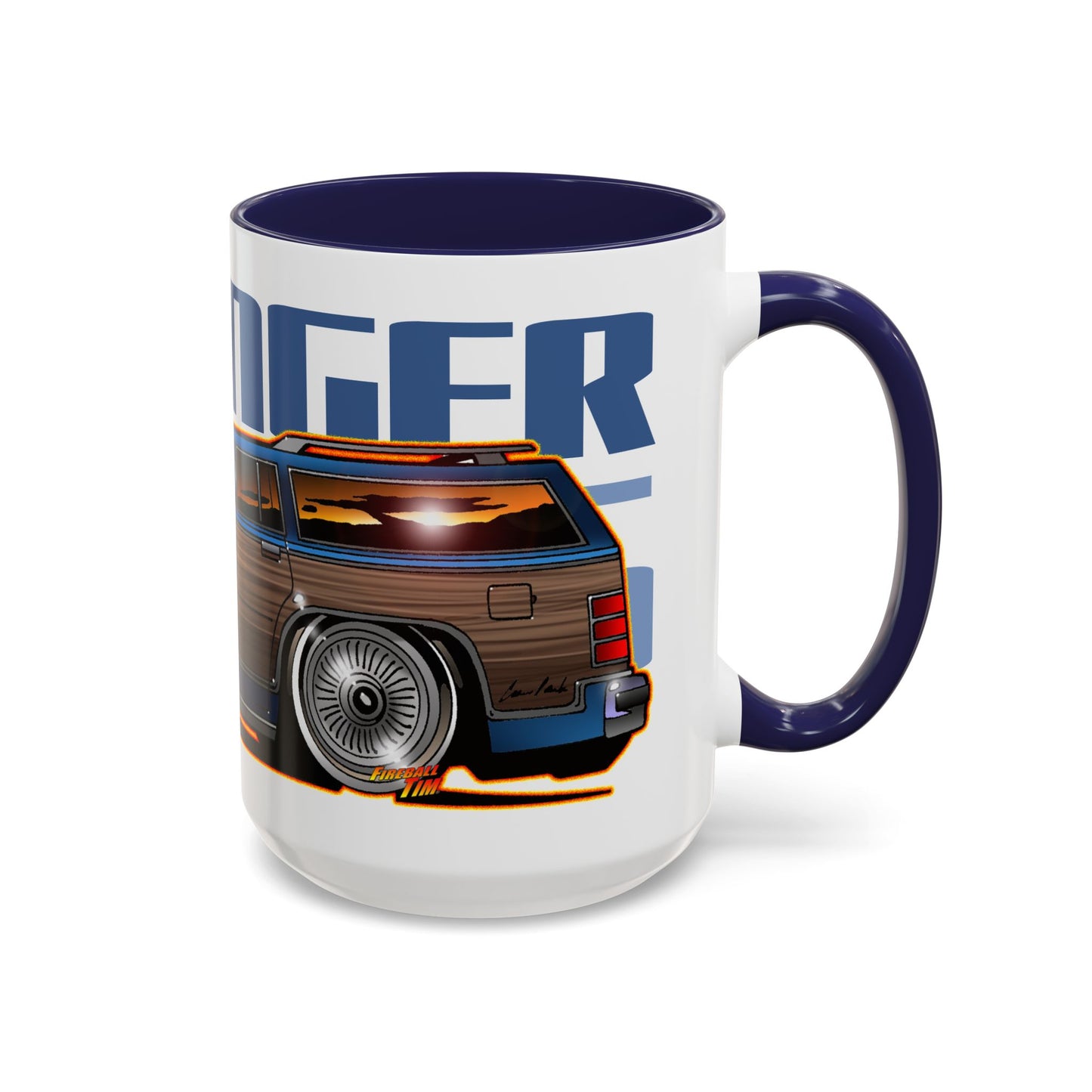 STRANGER THINGS Mercury Colony Park Wagon Collectible Fireball Art Coffee Mug - 2 Sizes