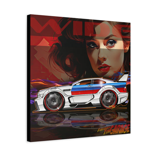 BMW M4 FLOSSMAN WIDEBODY Collectible Canvas Art Print 2 Sizes