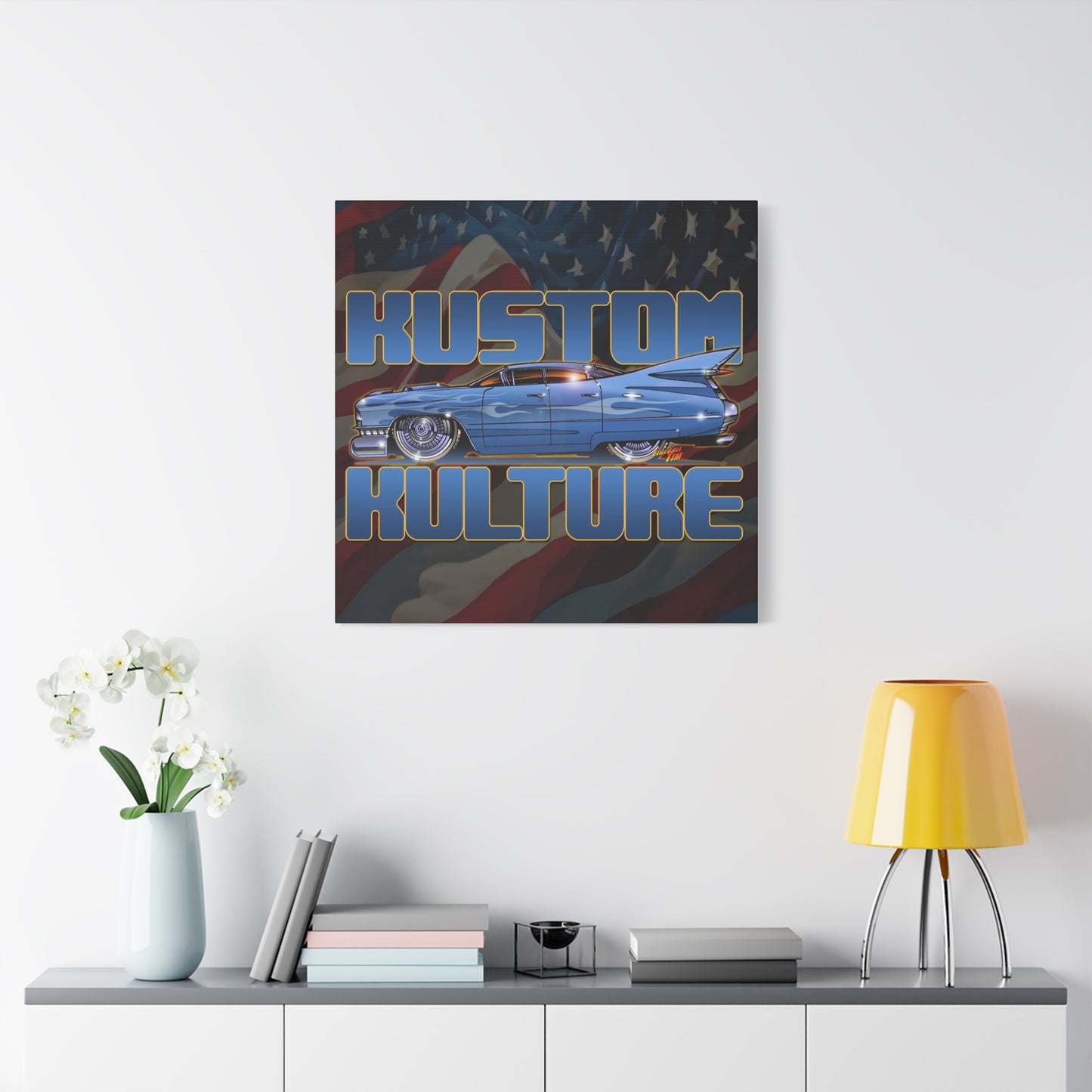 CADILLAC KUSTOM CULTURE 1959 Collectible Canvas Art Print