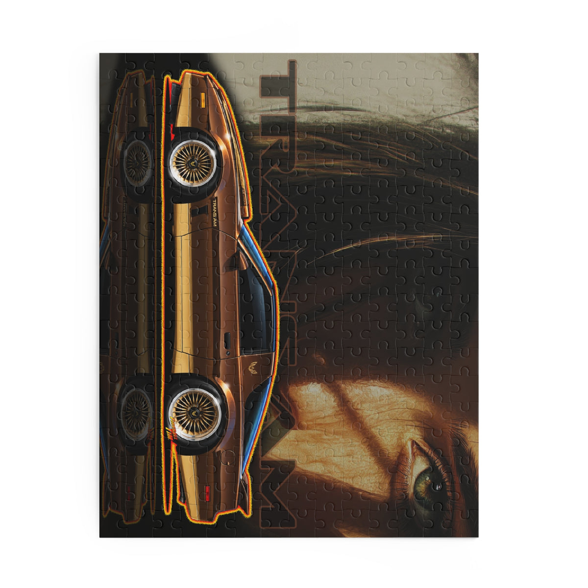 PONTIAC TRANS AM 1984 Collectible Fireball Art Jigsaw Puzzle — (120/252/500‑Piece)