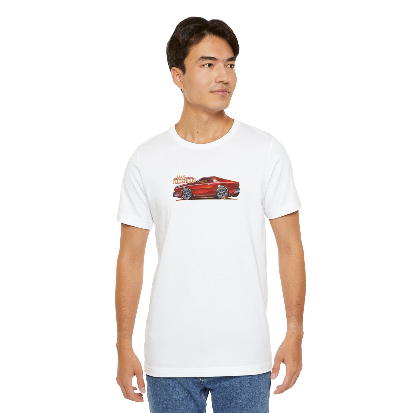 MAN WITH THE GOLDEN GUN AMC Hornet James Bond Fireball Art Short Sleeve Tee
