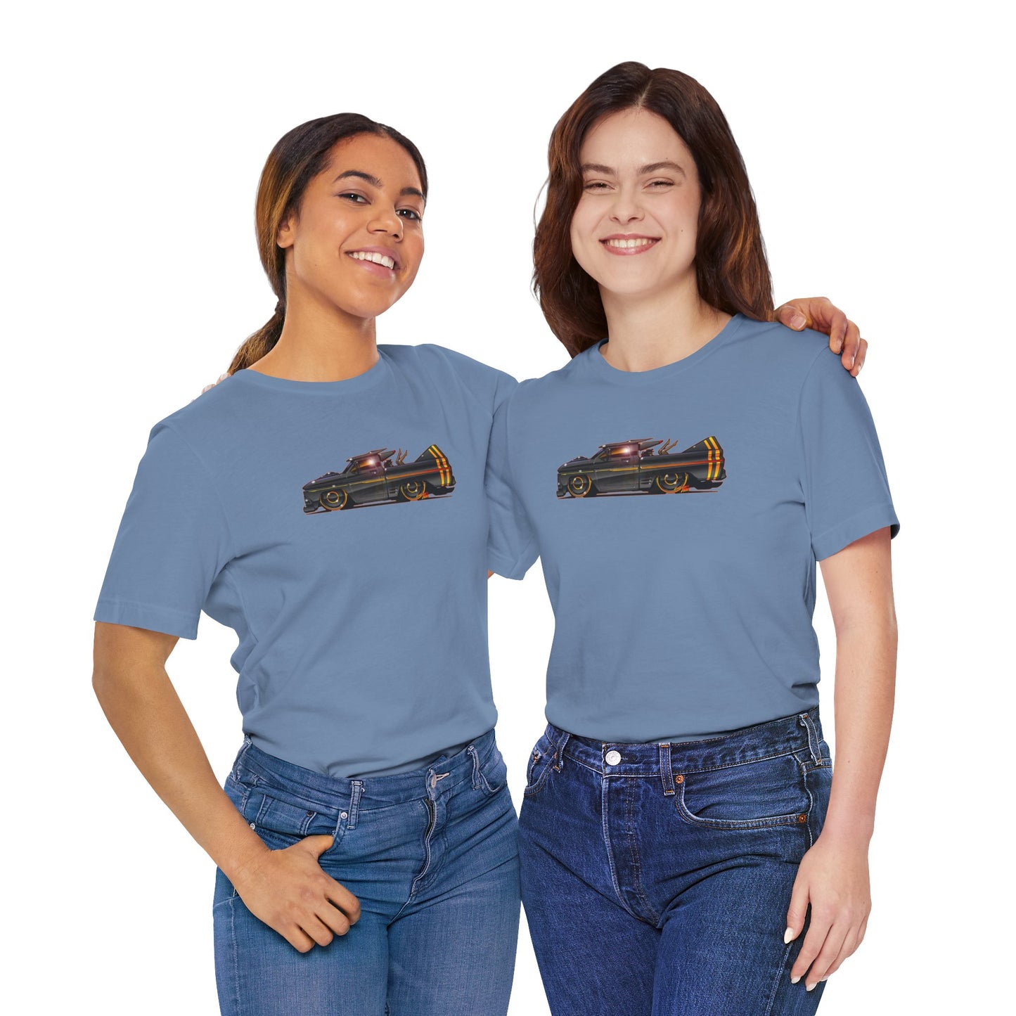 CHEVROLET C10 1960 Stinger Pickup Truck Concept Art Custom Short Sleeve Tee 8 Colors