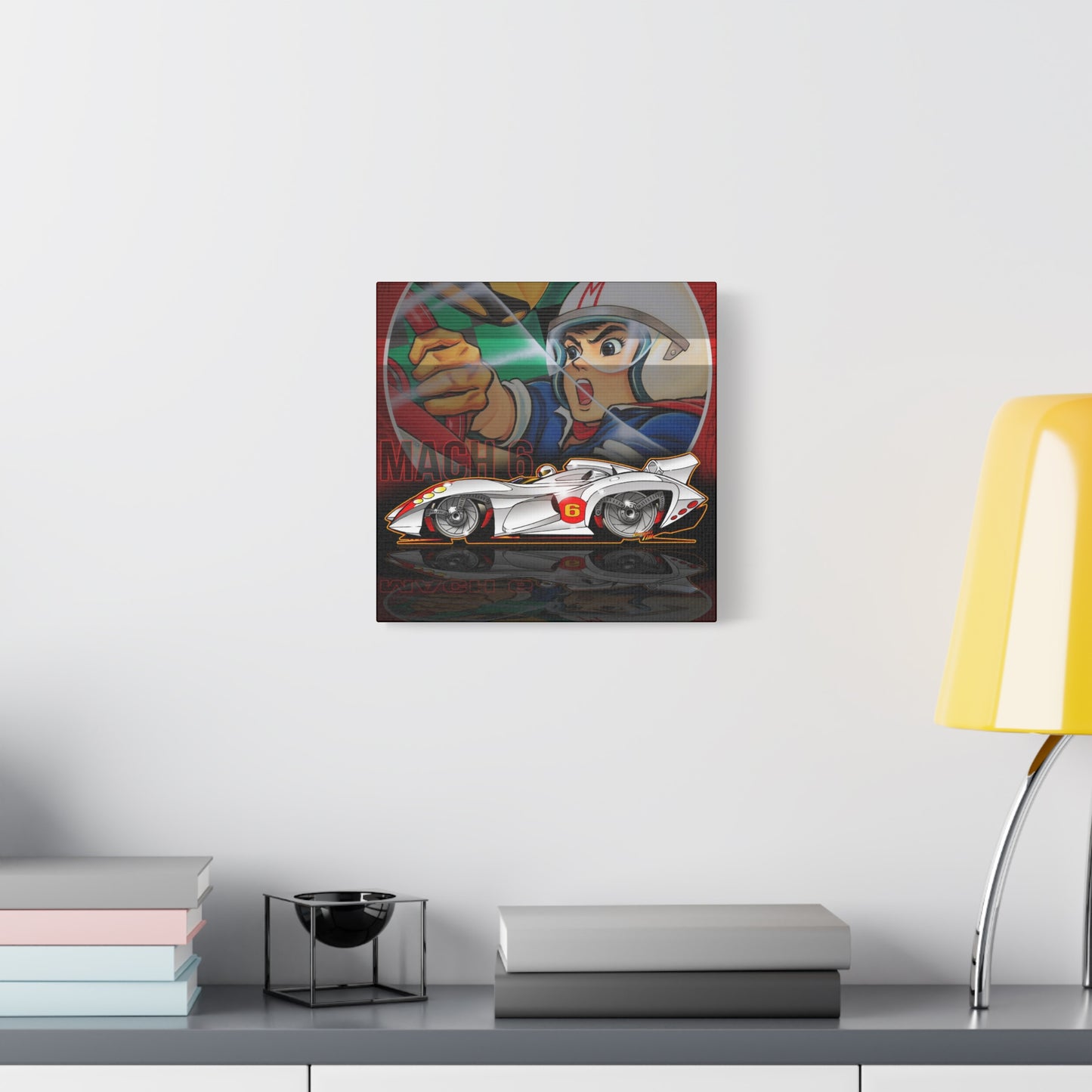 SPEED RACER MACH 6 Fireball Art Collectible Canvas Print - Multiple Sizes