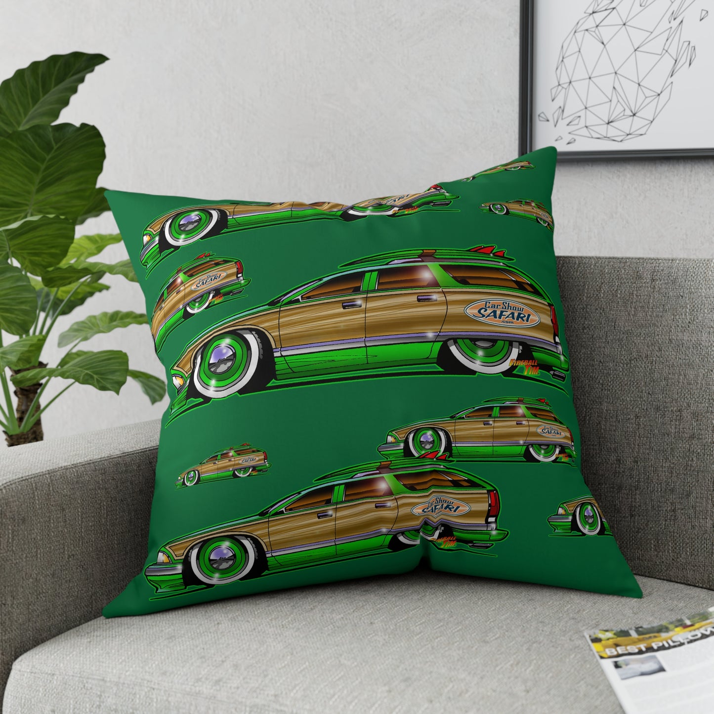 BUICK ROADMASTER WAGON Broadcloth Pillow in 5 Sizes