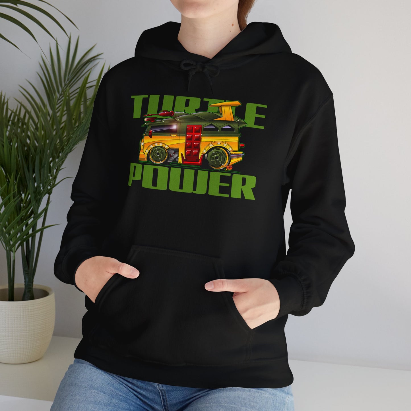 TEENAGE MUTANT NINJA TURTLE VAN Turtle Power Hooded Sweatshirt - 3 Colors