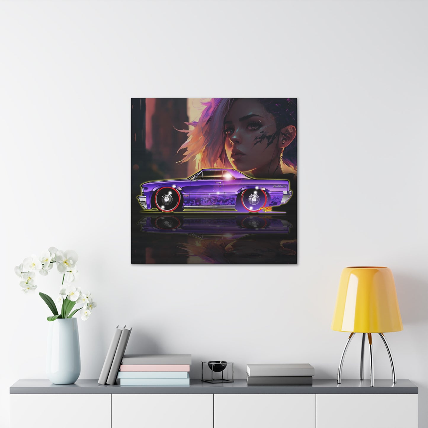 PONTIAC GTO 1964 Muscle Car Canvas Art Wall Print MASTERPRINT 3 Sizes