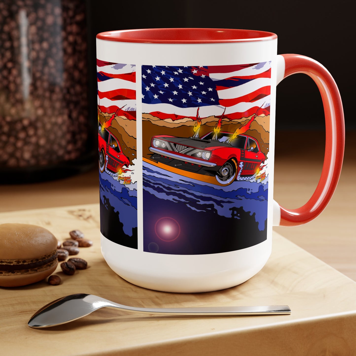 CHEVROLET CAMARO PATRIOT Muscle Car Concept Art Coffee Mug 15oz