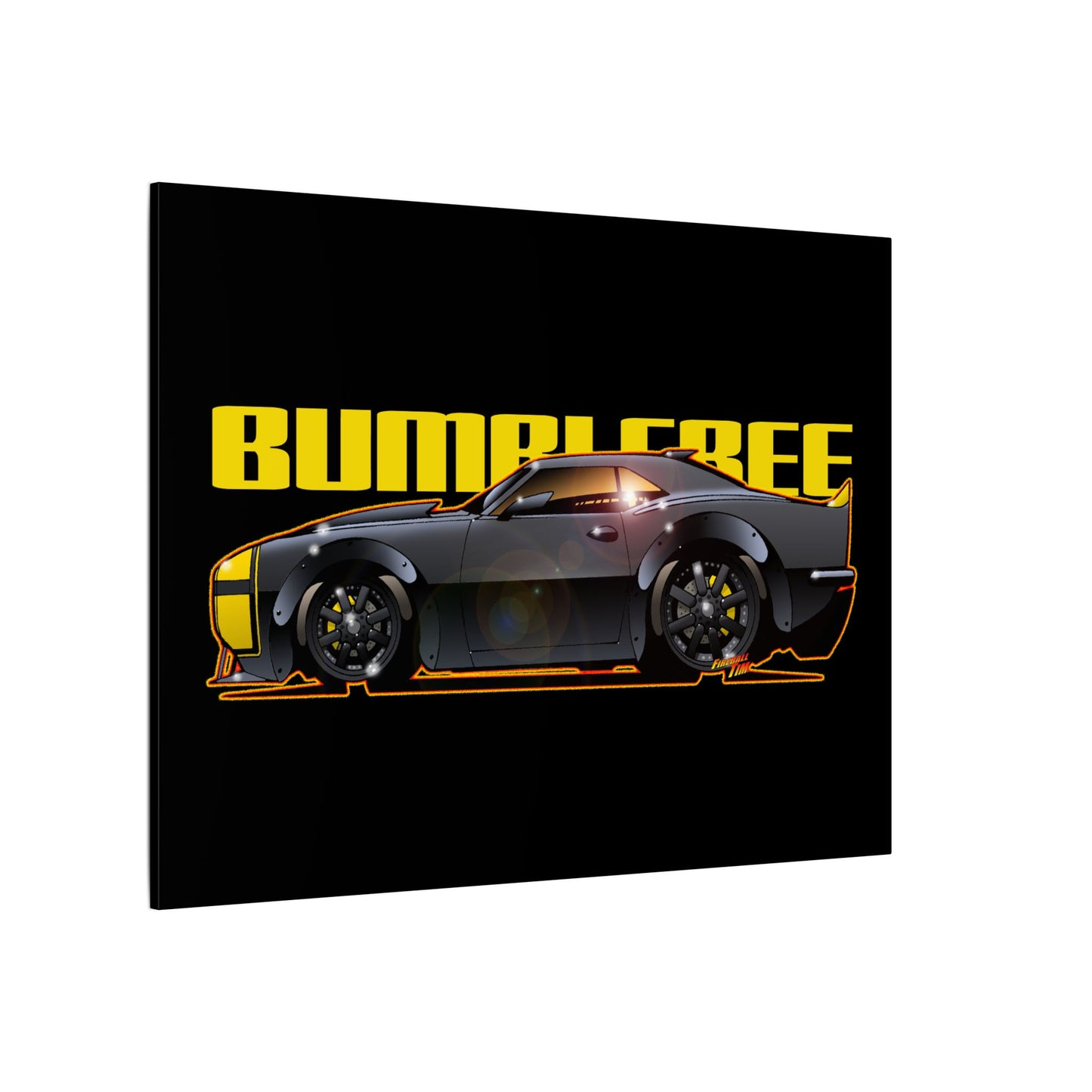 TRANSFORMERS BUMBLEBEE 1967 Camaro Fireball Art Canvas Print
