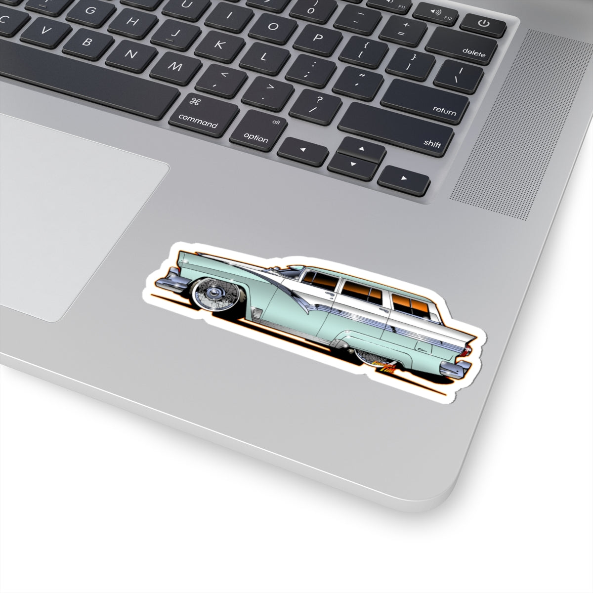 FORD FAIRLANE 1956 COUNTRY WAGON Kiss-Cut Sticker - 4 Sizes