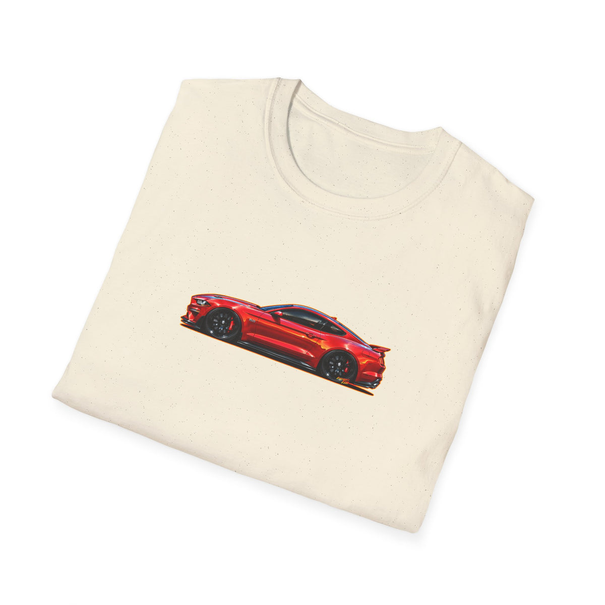 FORD MUSTANG 2019 GT 5.0 Collectible Fireball Art TeeShirt