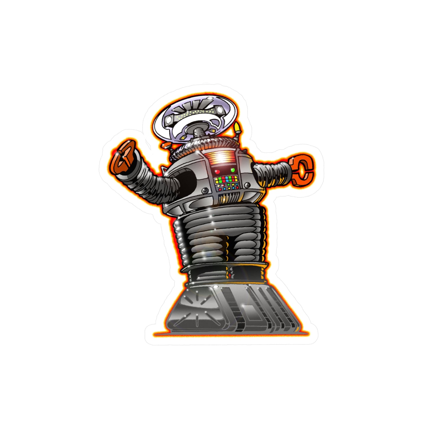 LOST in SPACE Danger Robot Collectible Kiss-Cut Vinyl Decals Sticker