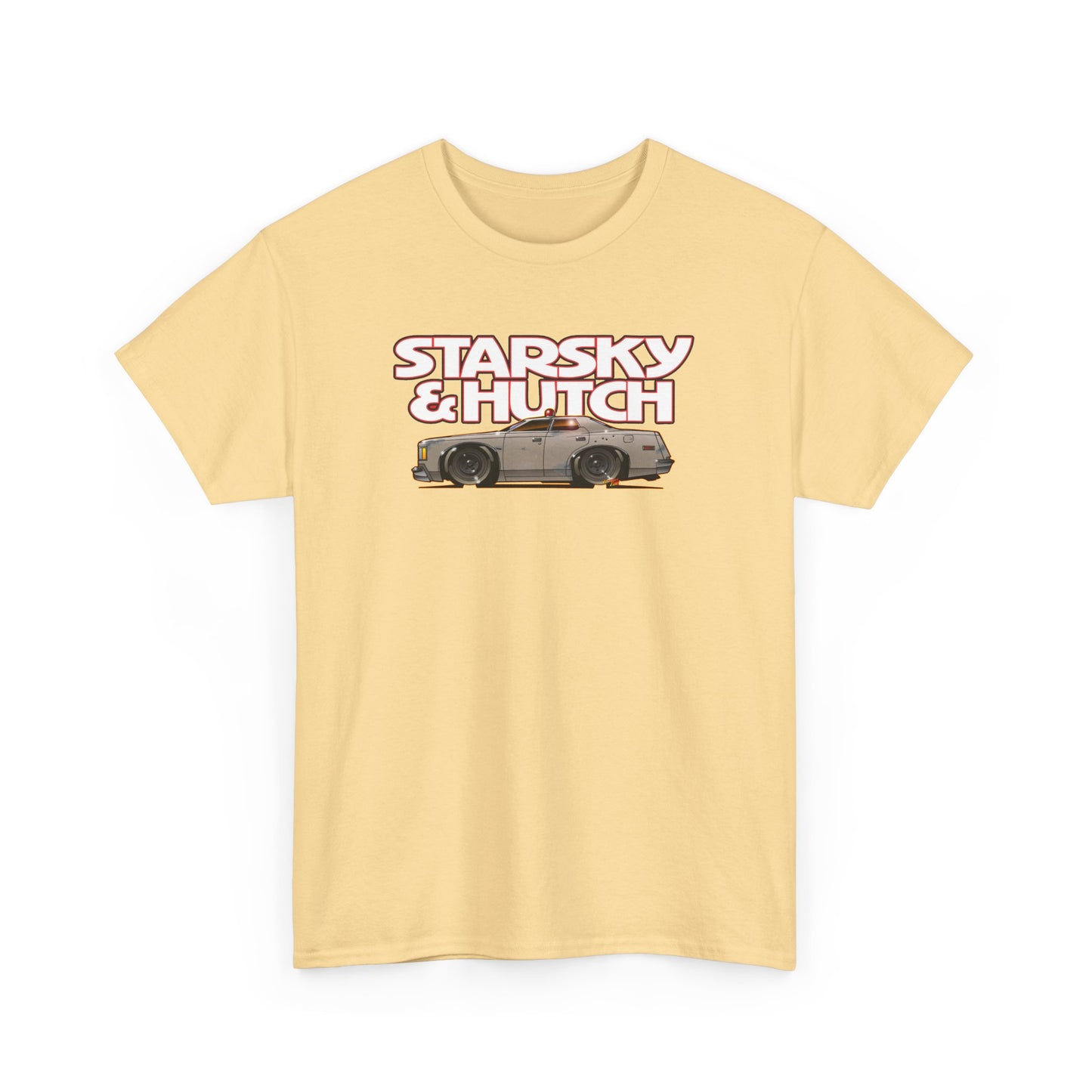 STARSKY AND HUTCH Hutchmobile TV Show Cotton Tee Shirt Mutiple Colors