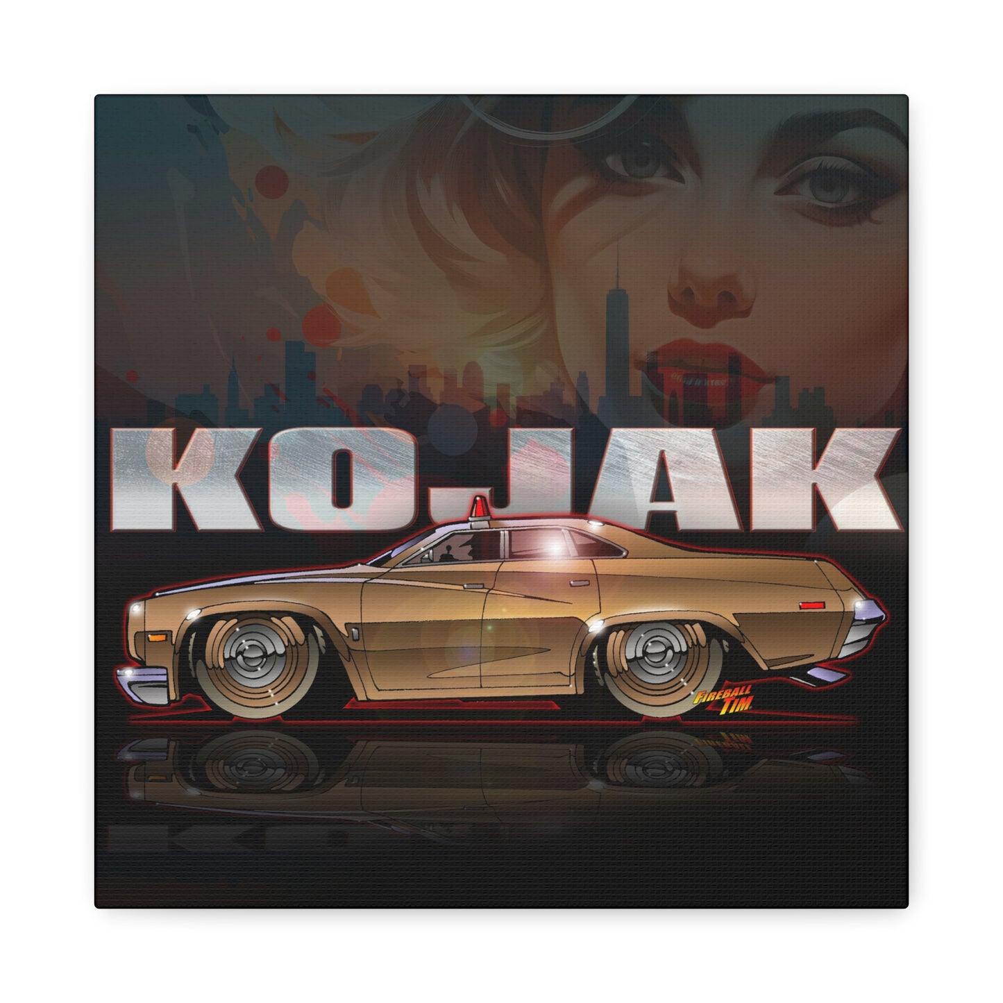 KOJAK BUICK CENTURY Canvas Art Wall Print - 12x12