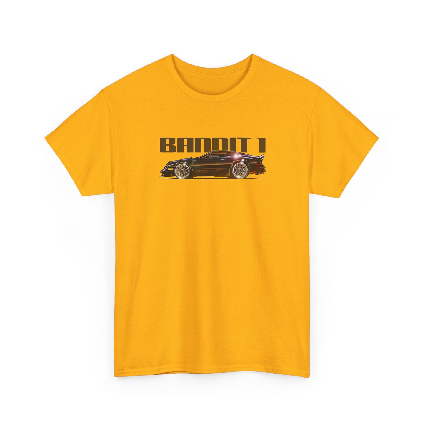 SMOKEY AND THE BANDIT Pontiac Trans Am Fireball Art Premium Tee Shirt - Mutiple Colors