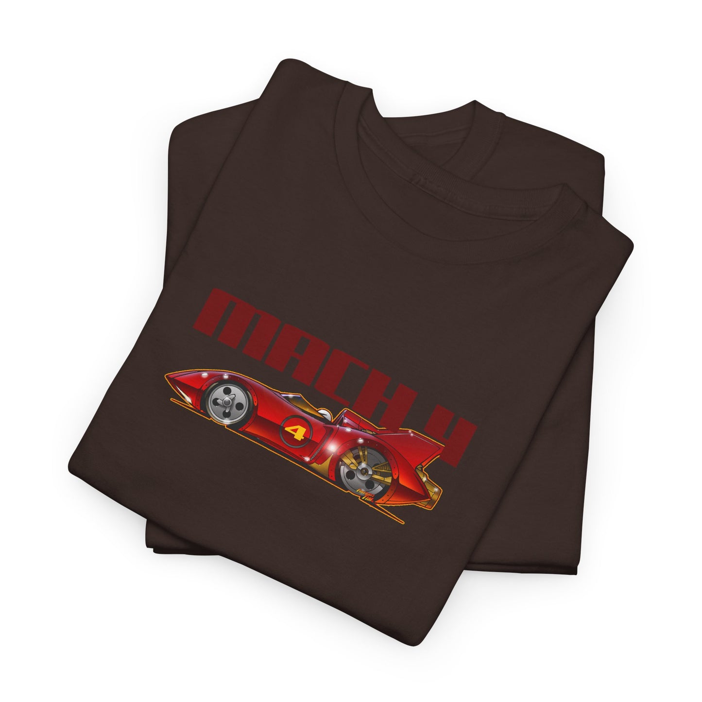 SPEED RACER MACH 4 Fireball Art Cotton Tee Shirt - Colors