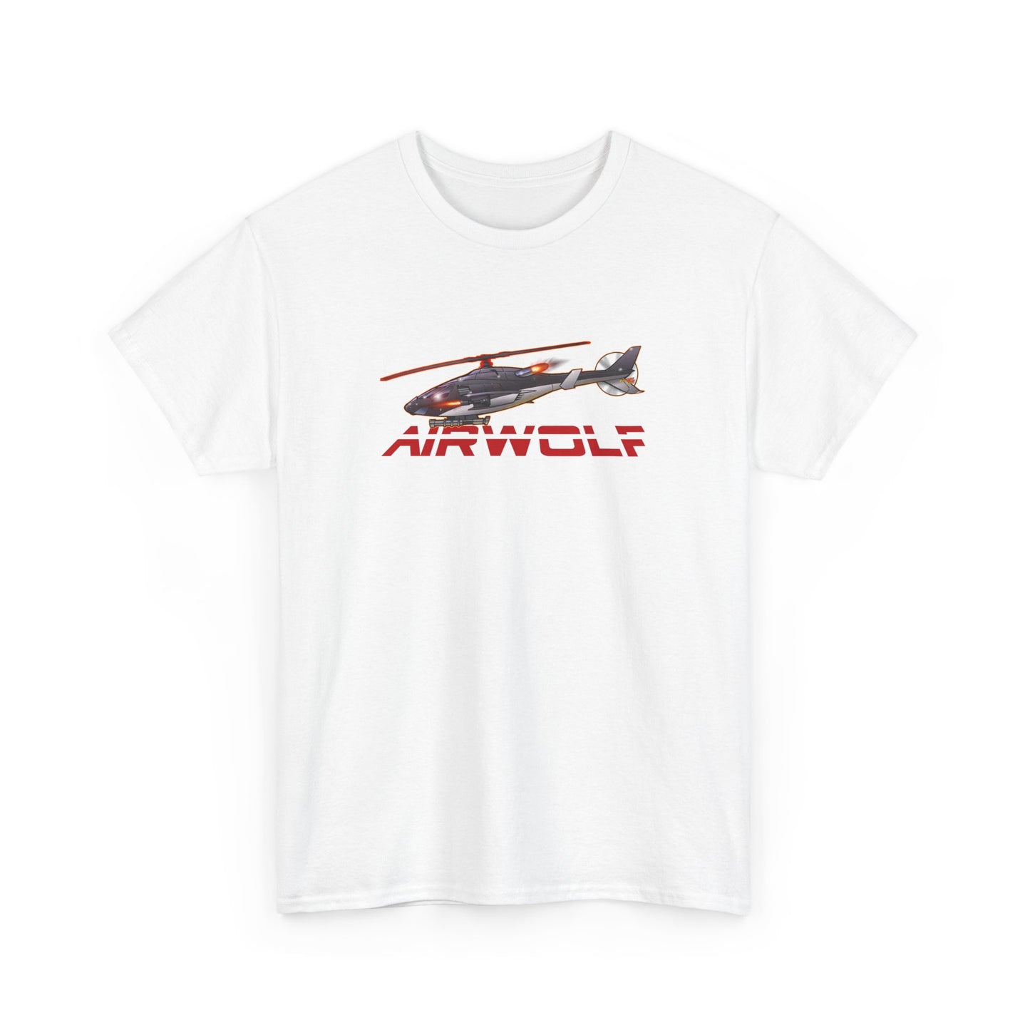 AIRWOLF Helicopter Concept Art Cotton Tee Shirt Mutiple Colors