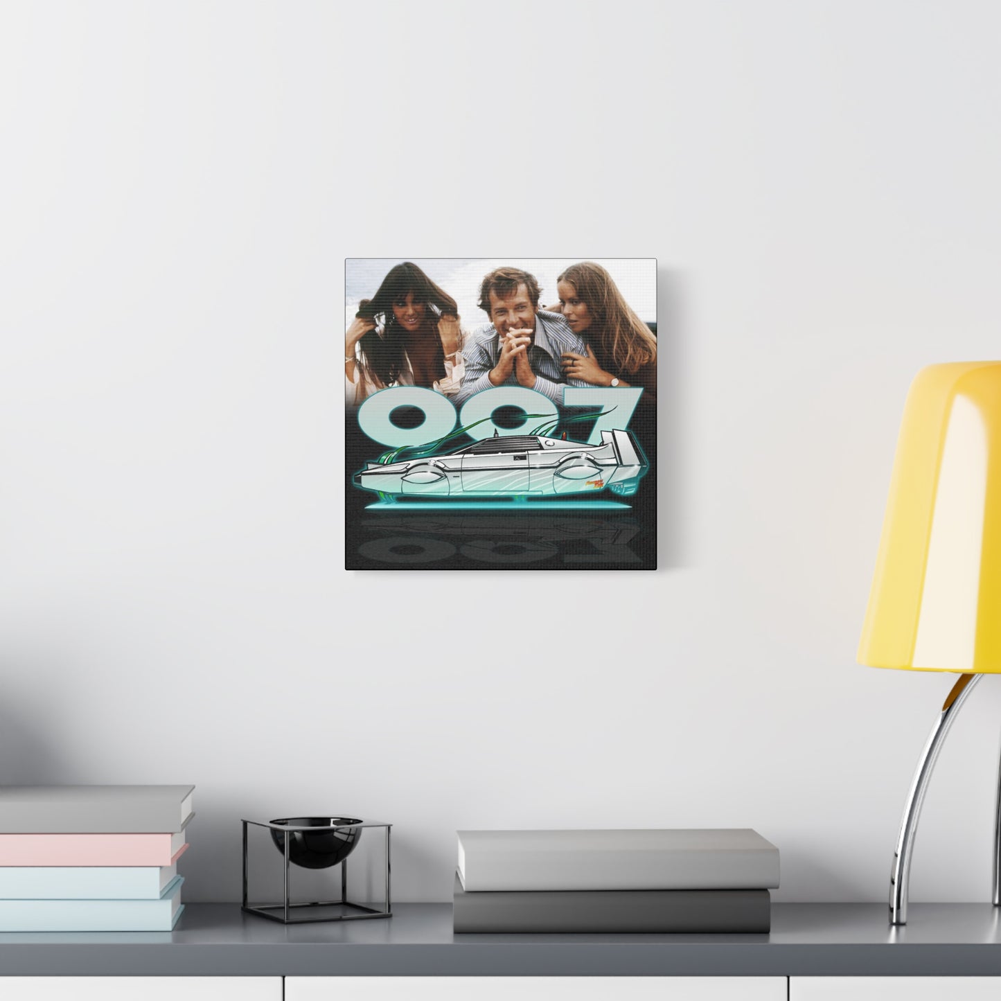 LOTUS SUBMARINE James Bond Fireball Art Canvas Print