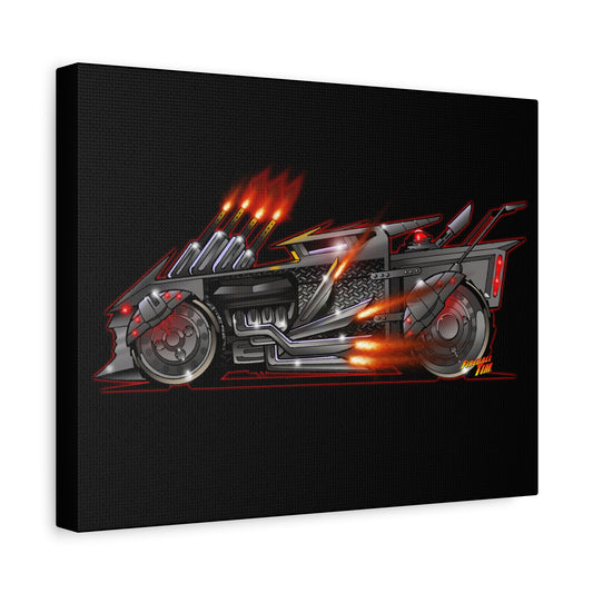 BATSHAKER BATMOBILE Batman Canvas Art Print - 11x14