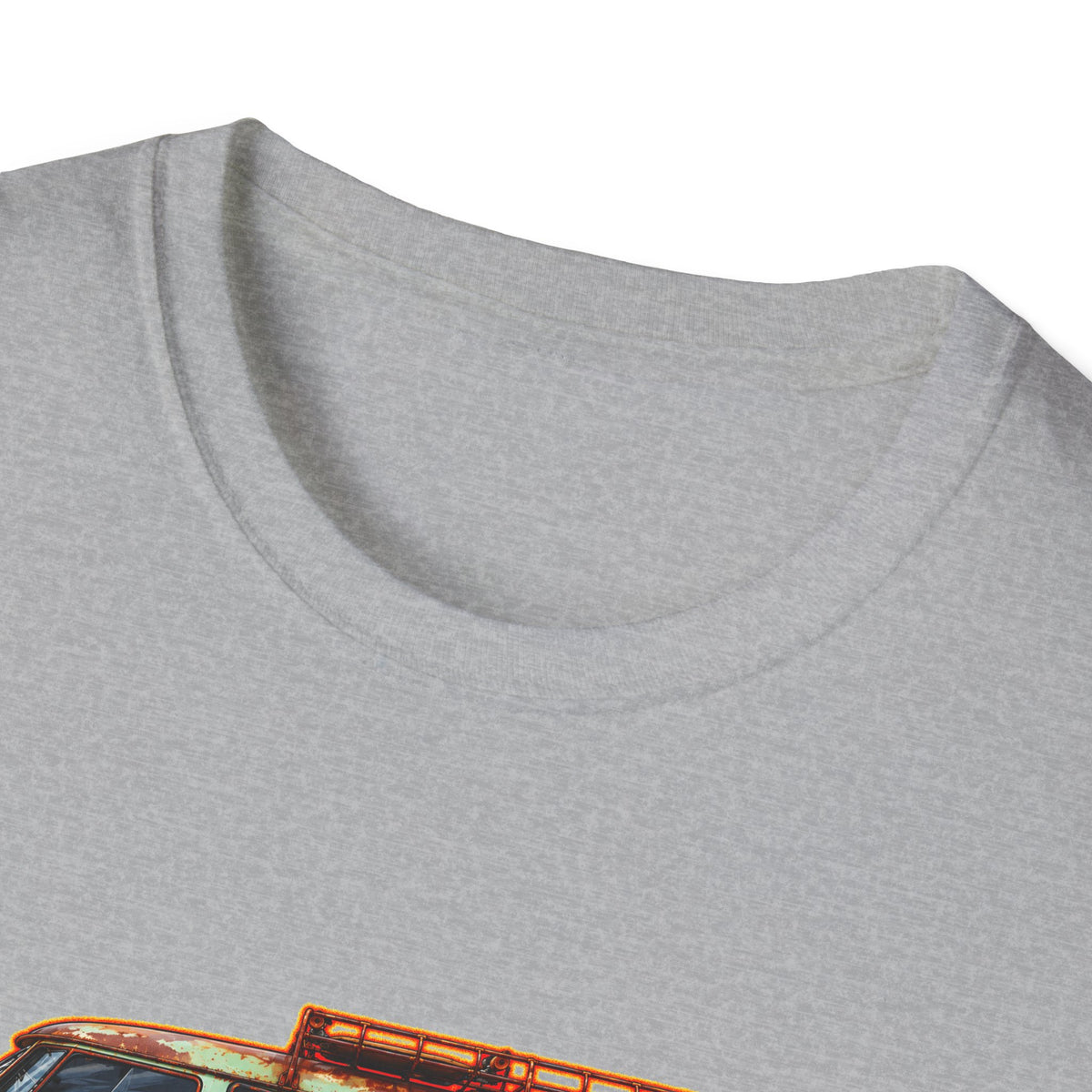 KUSTOM VW VOLKSWAGEN BUS Collectible Fireball Art TeeShirt
