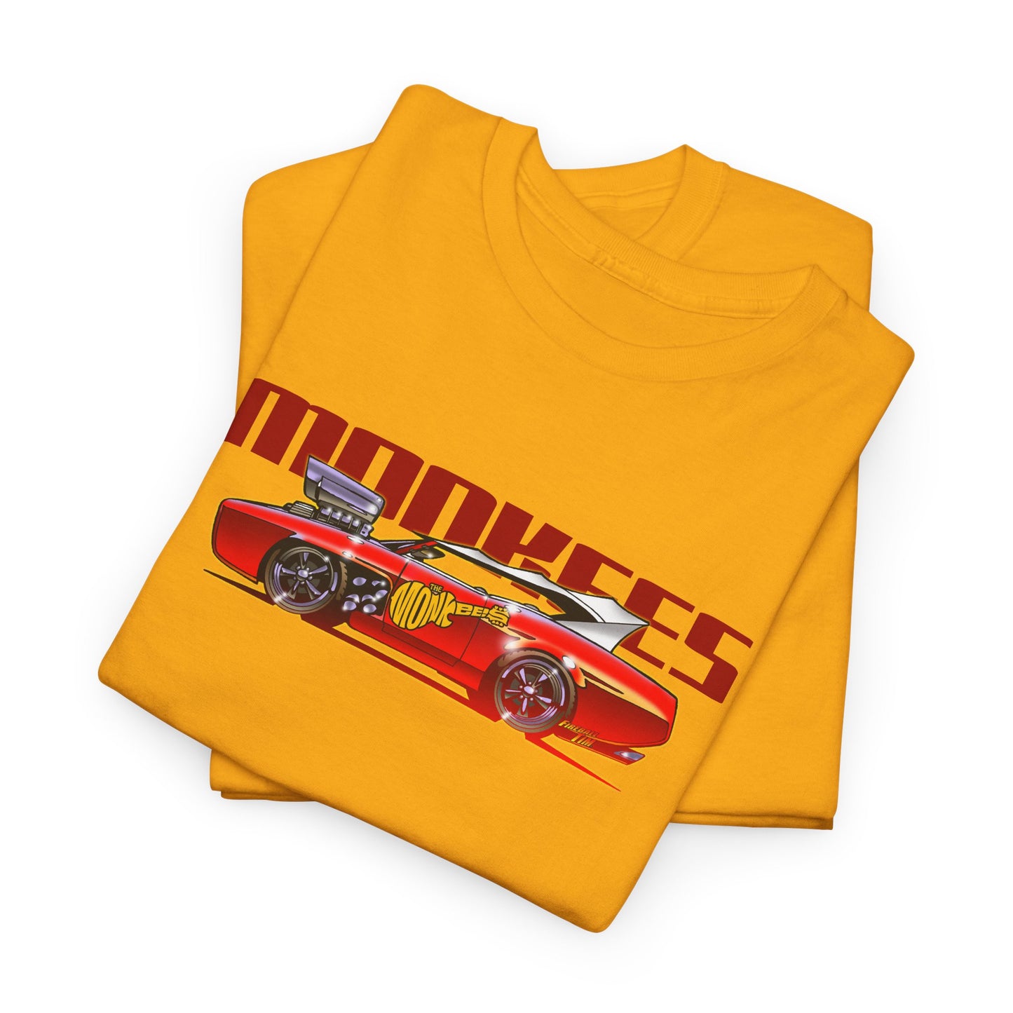 THE MONKEES Monkeemobile Cotton Tee Shirt - 12 Colors