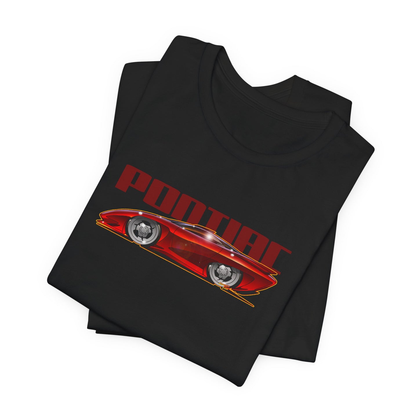 PONTIAC BANSHEE Concept Car Collectible Fireball Art Tee Shirt