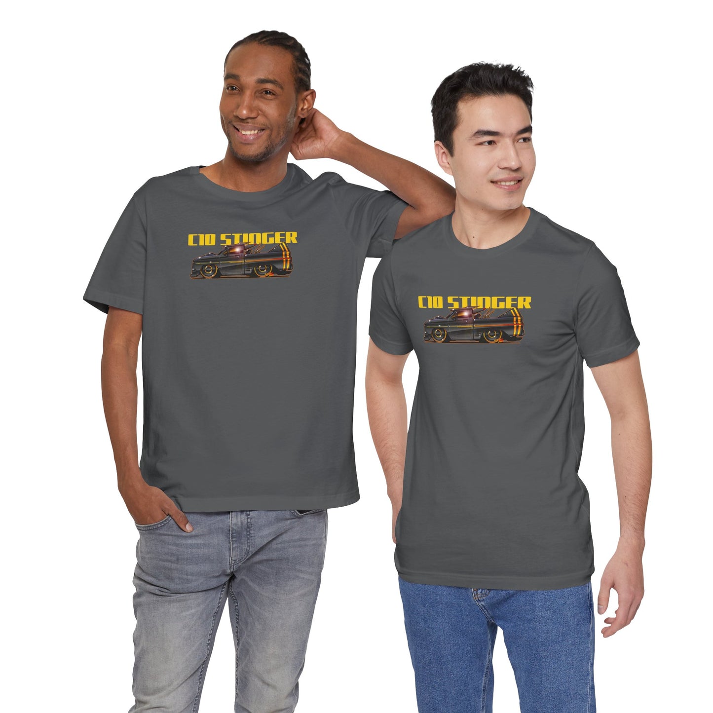 CHEVROLET C10 1960 Stinger Pickup Truck Custom Short Sleeve Tee 8 Colors
