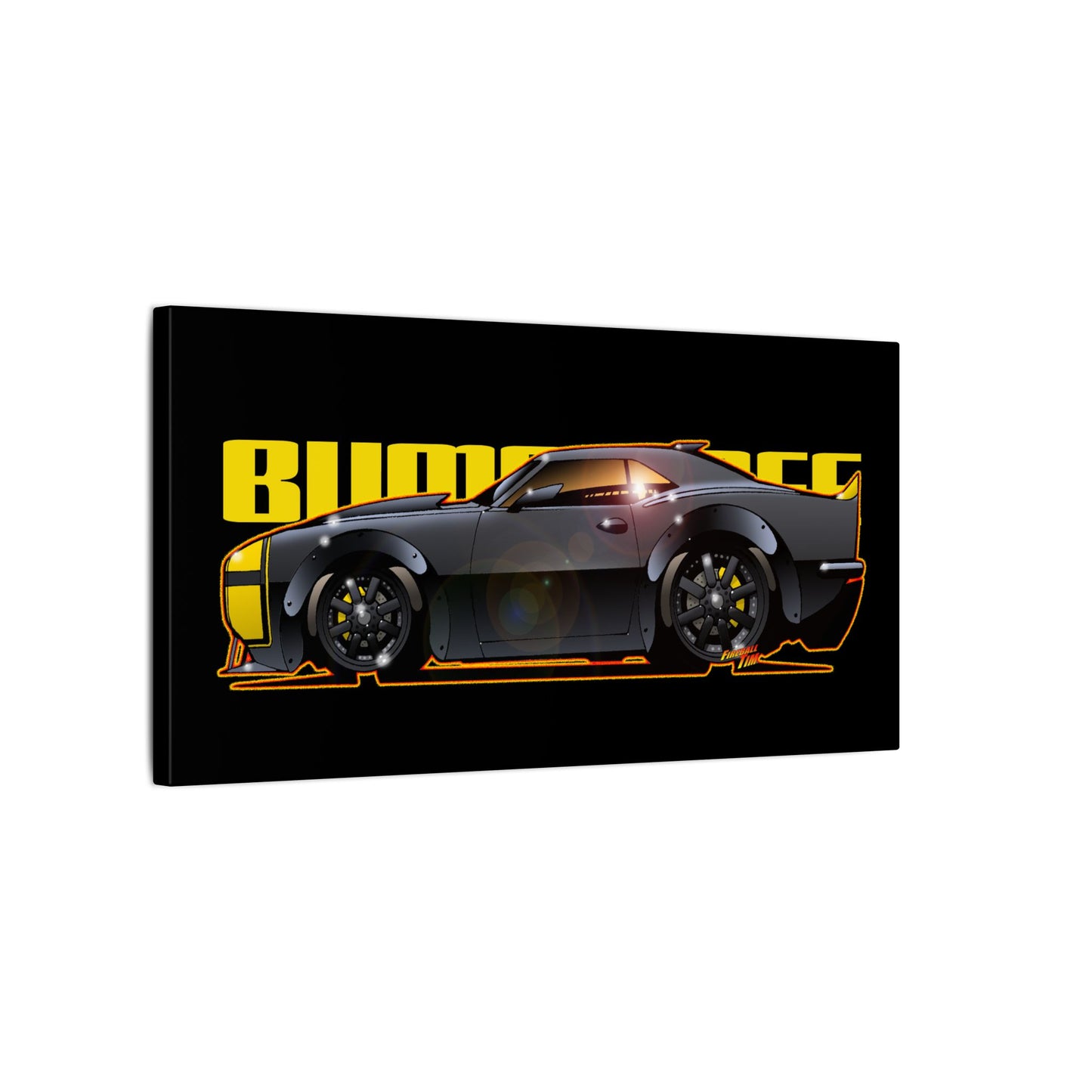 TRANSFORMERS BUMBLEBEE 1967 Camaro Fireball Art Canvas Print