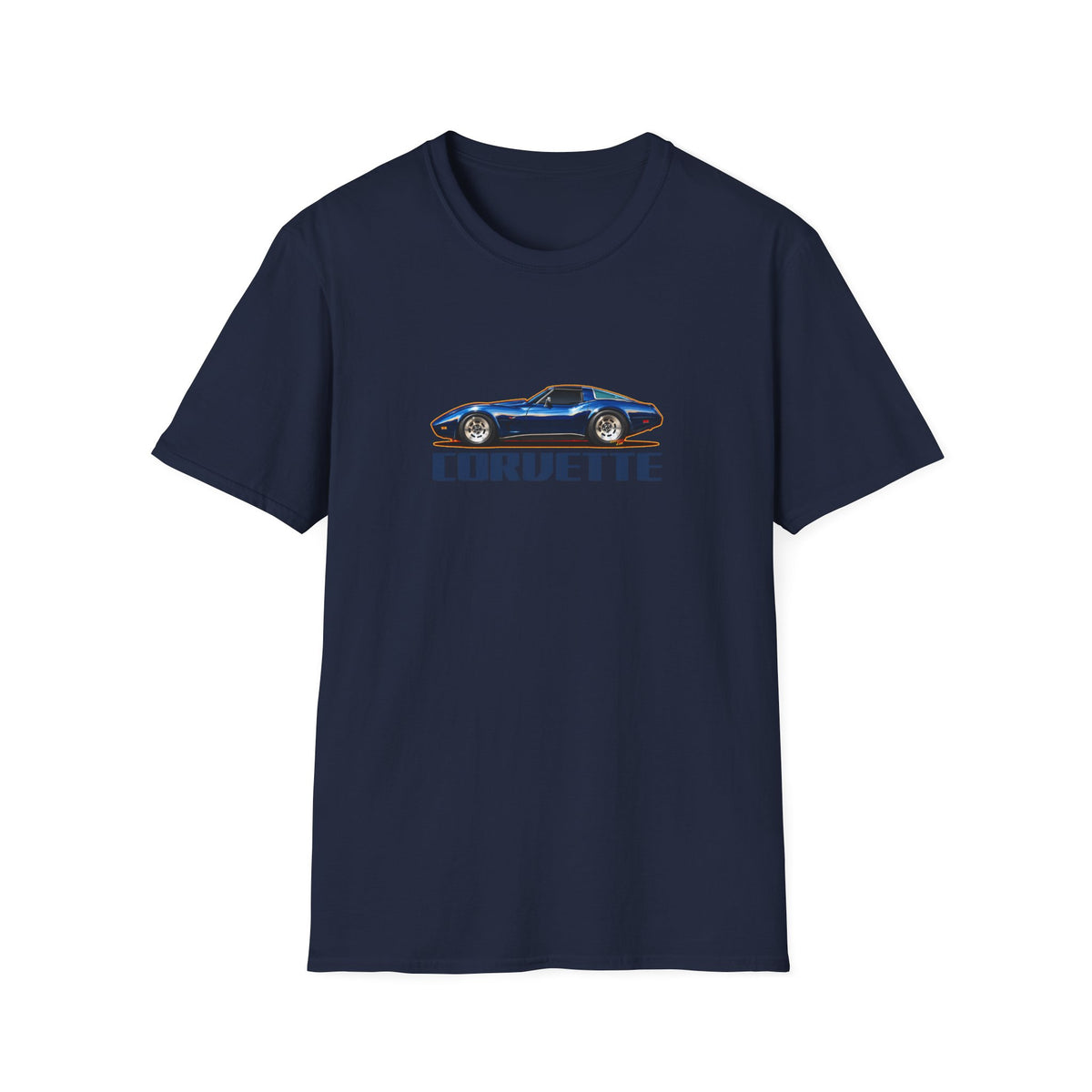 CHEVROLET CORVETTE 1978 Collectible Fireball Art Collectible Fireball Art TeeShirt