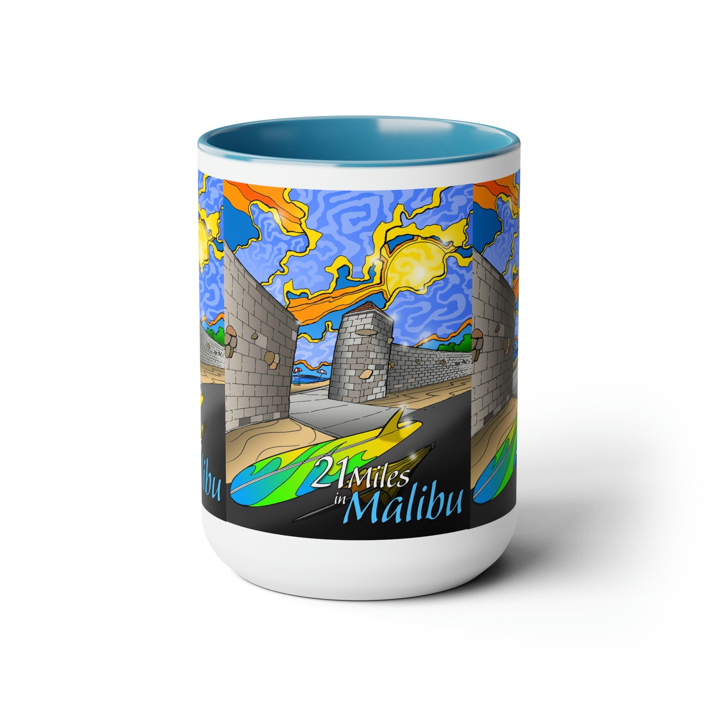 THE MALIBU WALL Coffee Mug 15oz