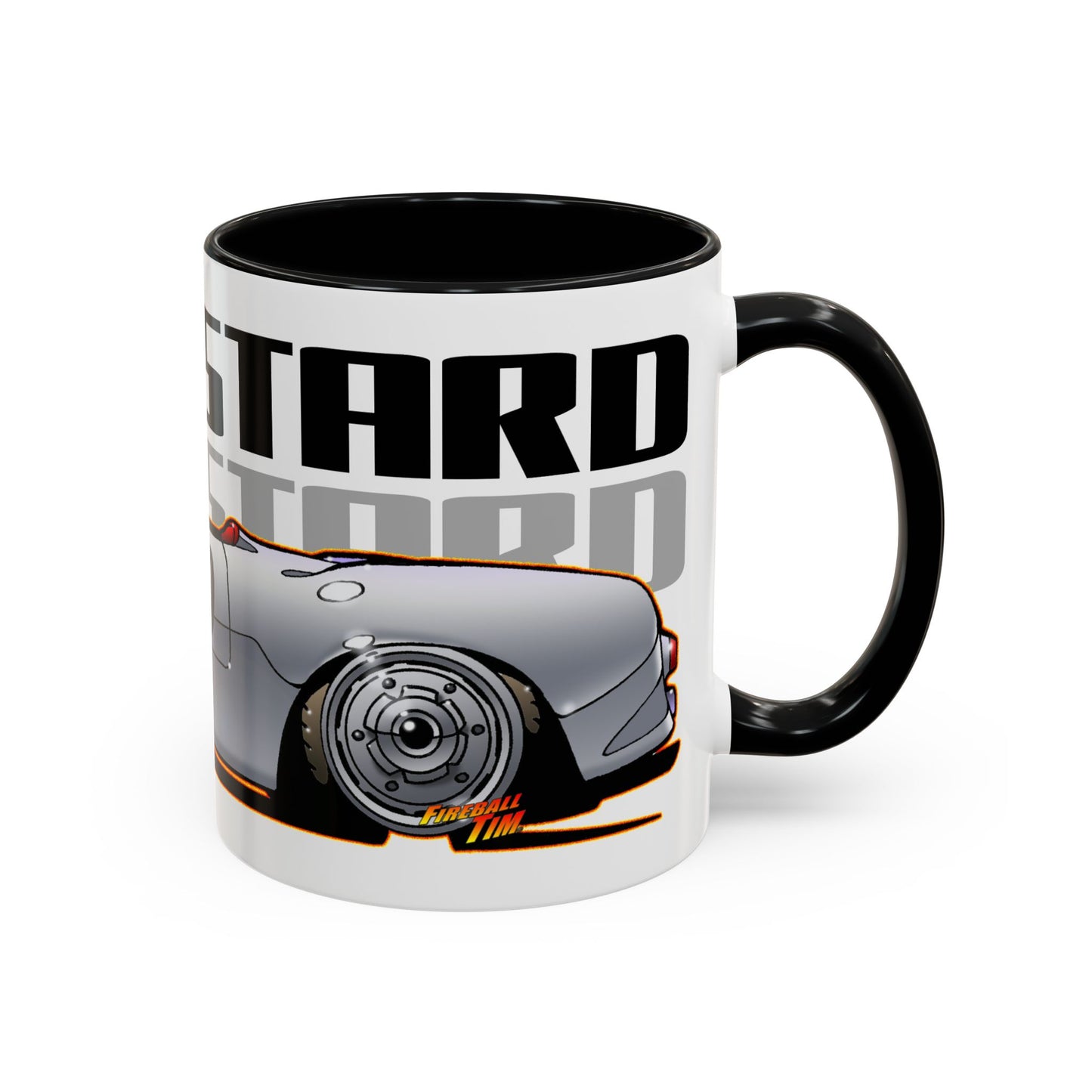 JAMES DEAN PORSCHE 550 Spyder Lil' Bastard Fireball Art Coffee Mug - 2 Sizes