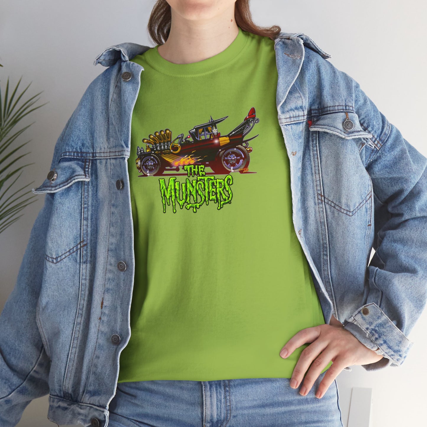 THE MUNSTERS TV Show Munster Koach Concept Art Cotton Tee Shirt 11 Colors