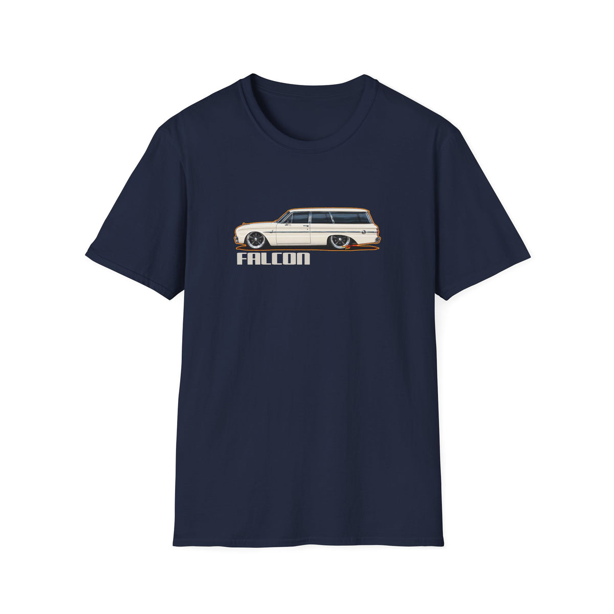 FORD FALCON WAGON Collectible Fireball Art TeeShirt