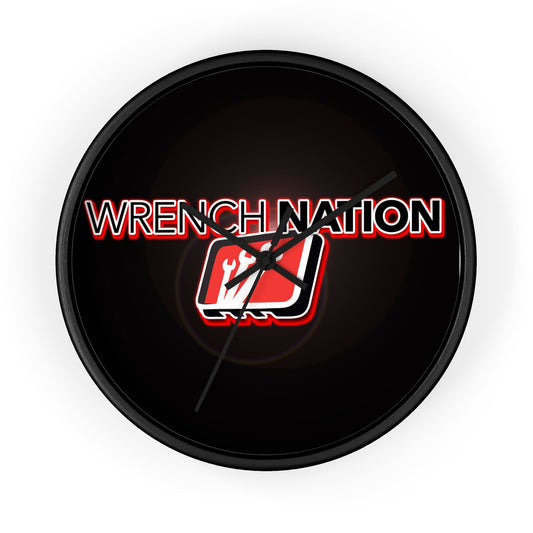 WRENCH NATION Logo Wall Clock