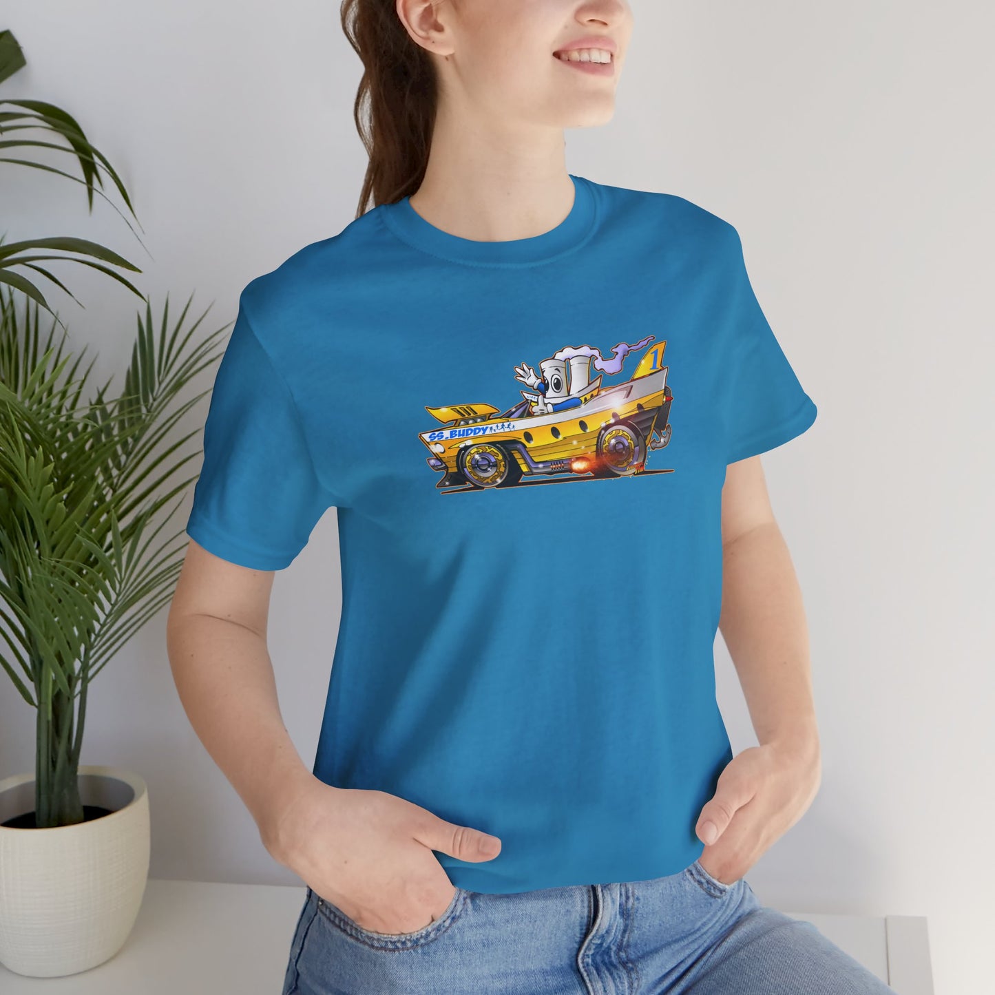BUDDY CRUISE BUDDYMOBILE Custom Car Art Short Sleeve Tee in 17 Colors