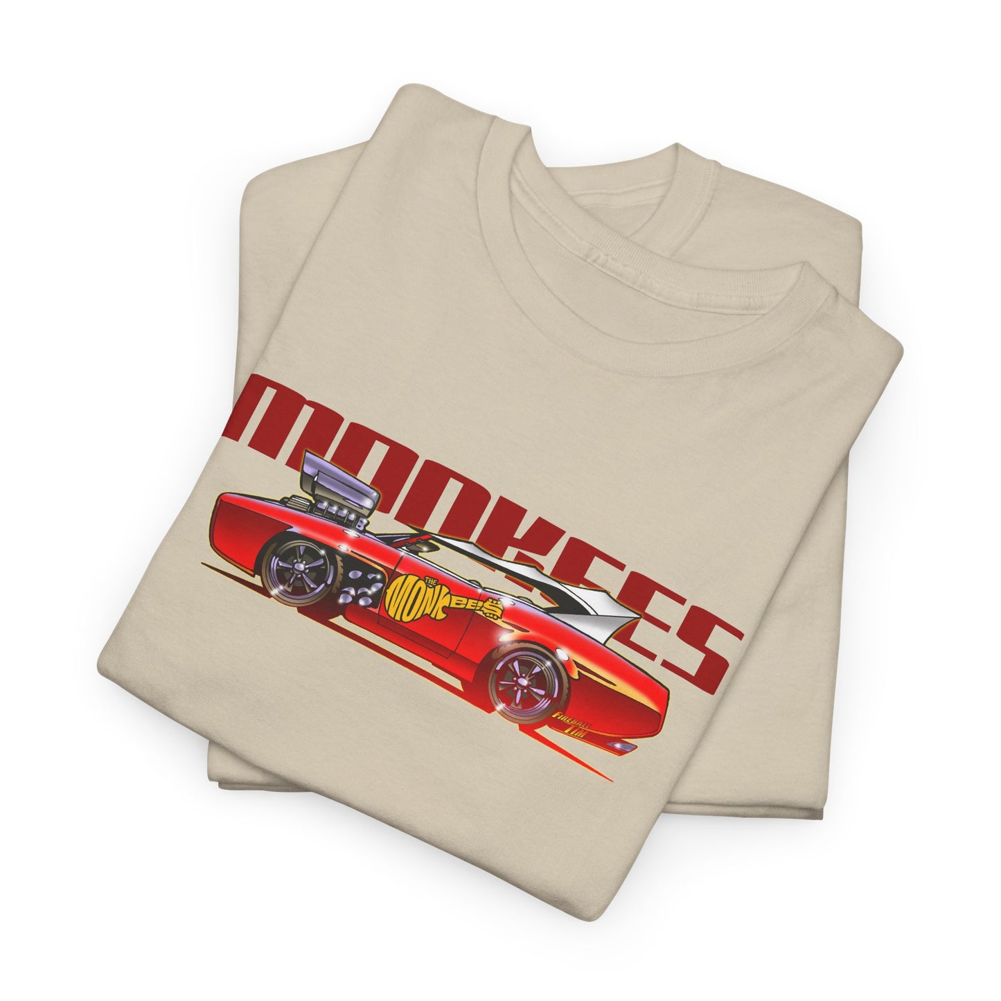 THE MONKEES Monkeemobile Cotton Tee Shirt - 12 Colors