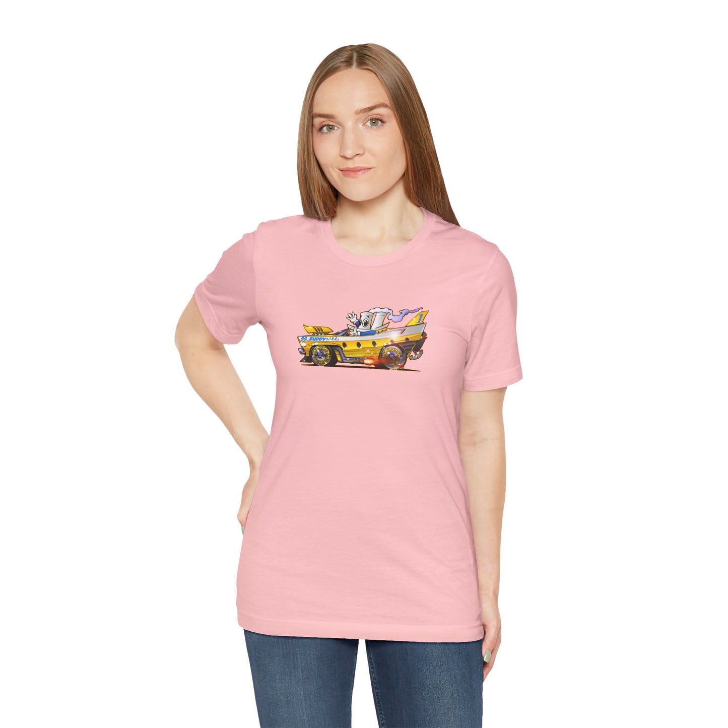 BUDDY CRUISE BUDDYMOBILE Custom Car Art Short Sleeve Tee in 17 Colors