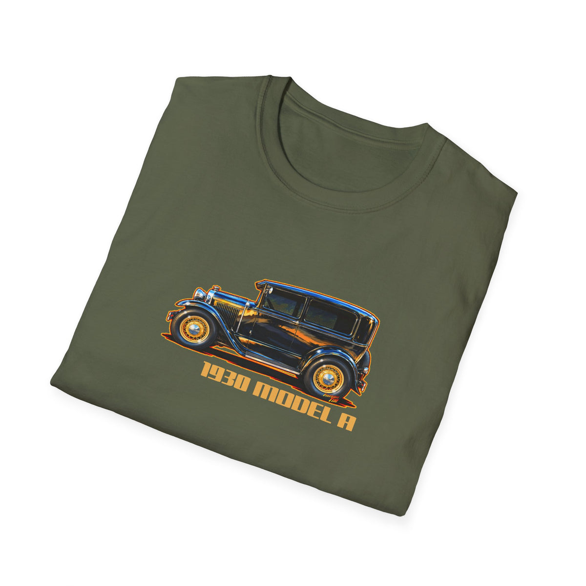 FORD MODEL A 1930 Vintage Collectible Fireball Art TeeShirt