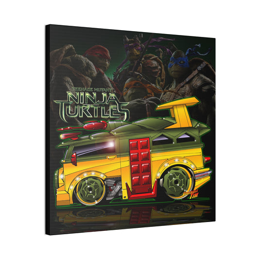 TEENAGE MUTANT NINJA TURTLE VAN Canvas Art Print - 2 Sizes