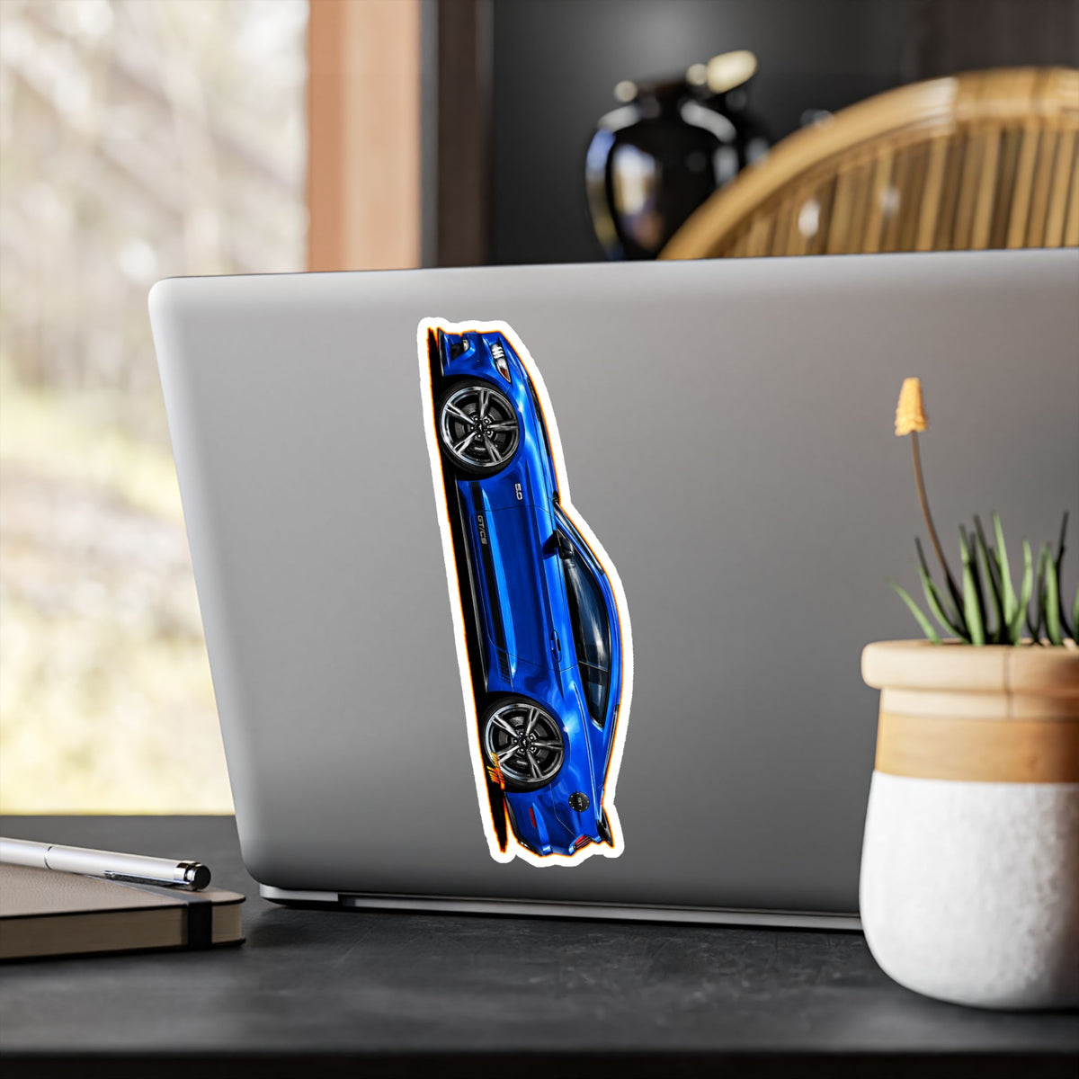FORD MUSTANG 2017 California Special Collectible Fireball Art Stickers in 4 Sizes