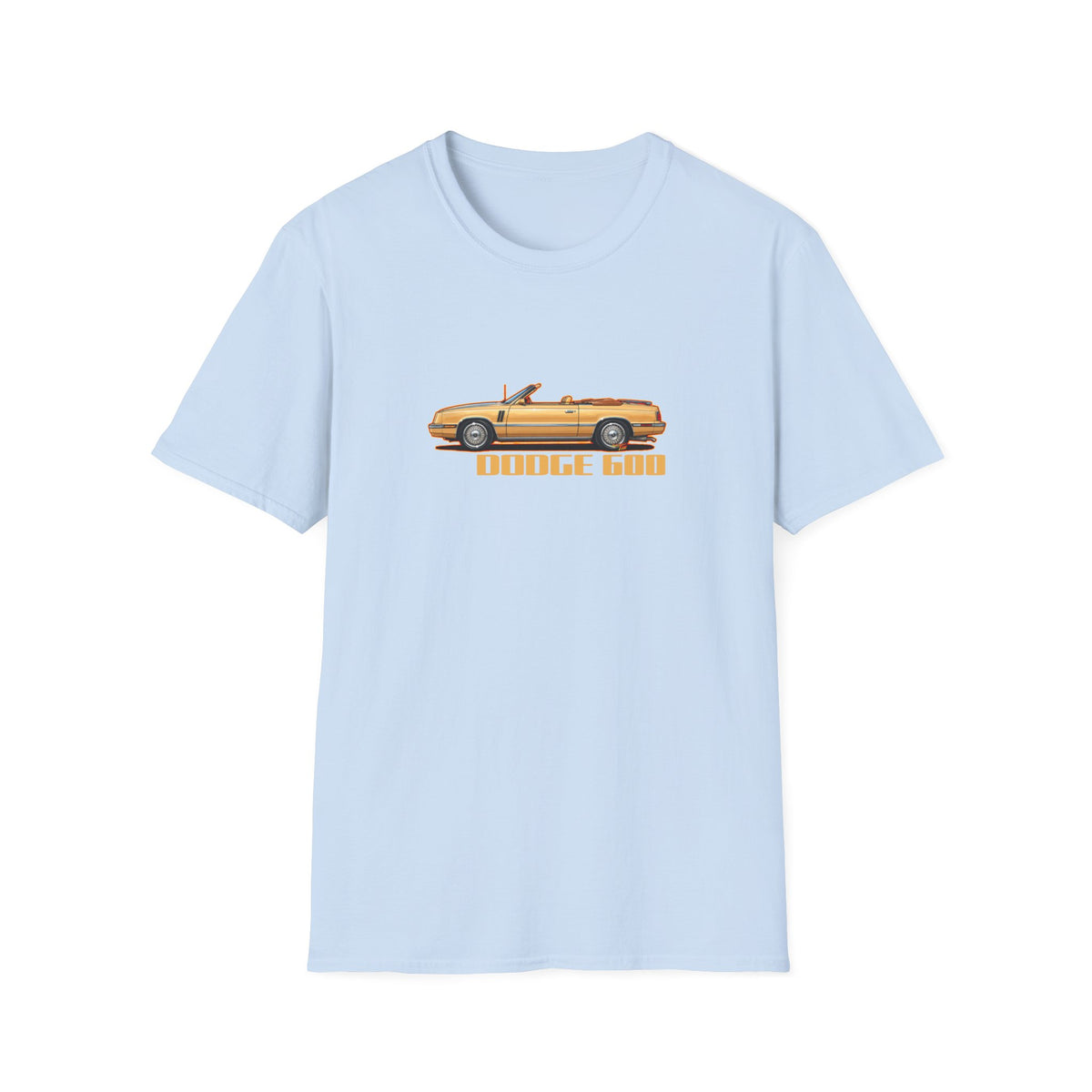 DODGE 600 CONVERTIBLE 1985 Collectible Fireball Art TeeShirt