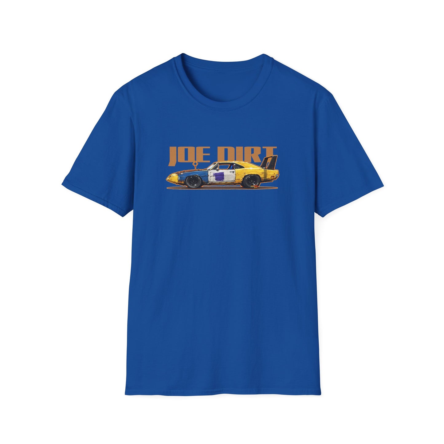 JOE DIRT 1969 Dodge Charger Daytona Collectible Fireball Art Tee Shirt