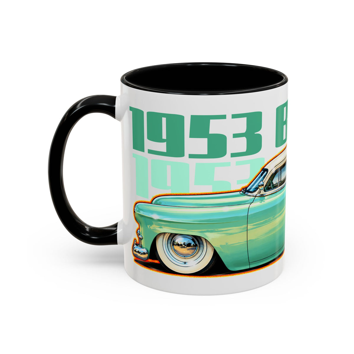 CHEVROLET BEL AIR 1953 Collectible Fireball Art Coffee Mug - 2 Sizes