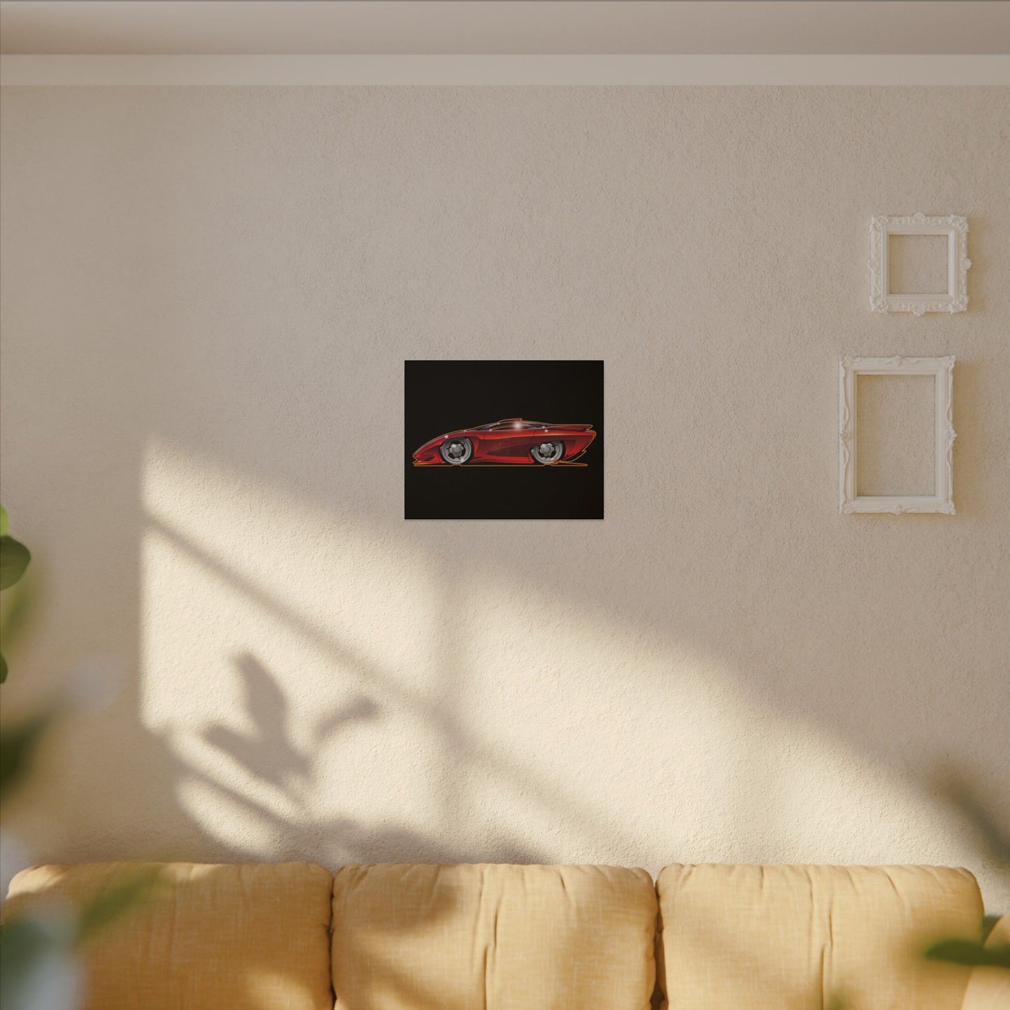PONTIAC BANSHEE Concept Car Collectible Fireball Art Canvas Print