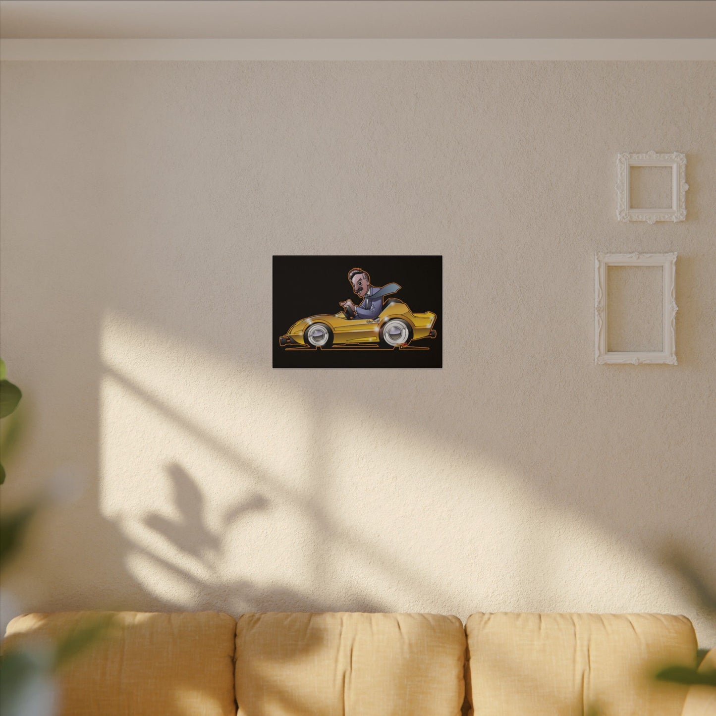 AUTOPIA CLASSIC Walt Disney Fireball Art Canvas Print