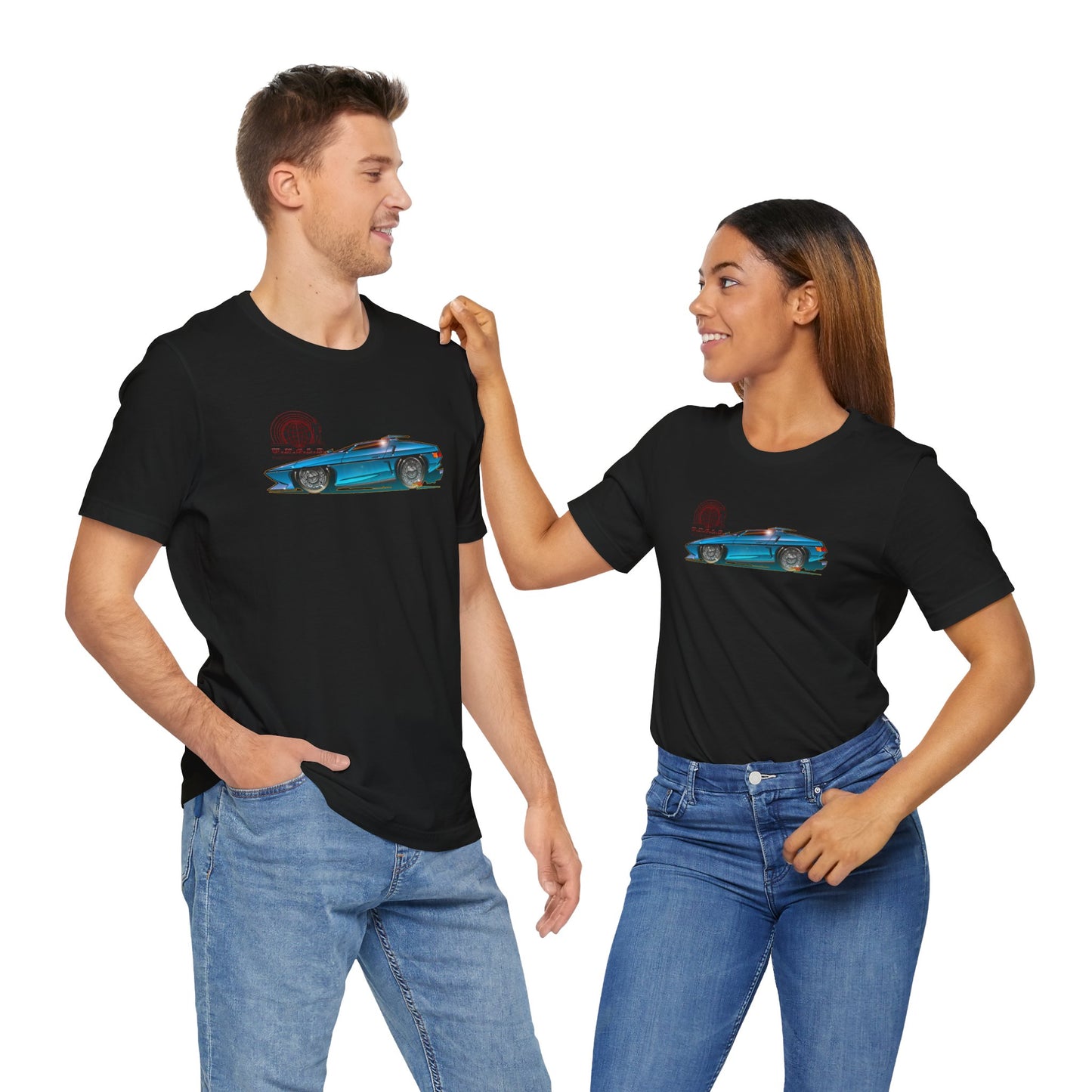 THE MAN FROM UNCLE Piranha TV Car Fireball Jersey Short Sleeve Tee Shirt - Multiple Colors