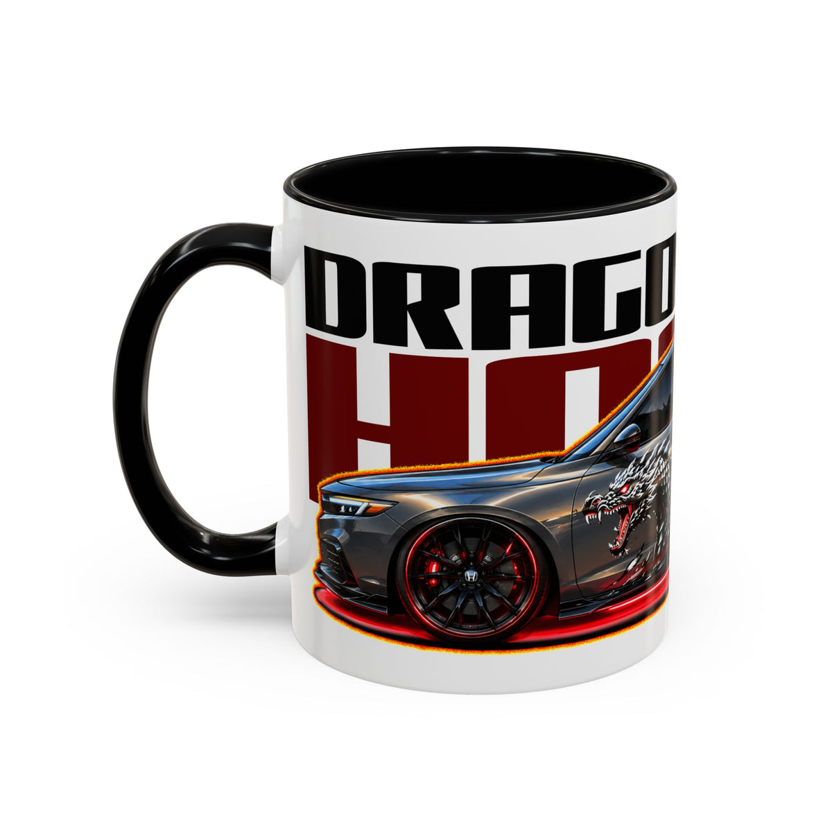 HONDA ACCORD 2025 Dragon Rider Collectible Fireball Art Coffee Mug - 2 Sizes