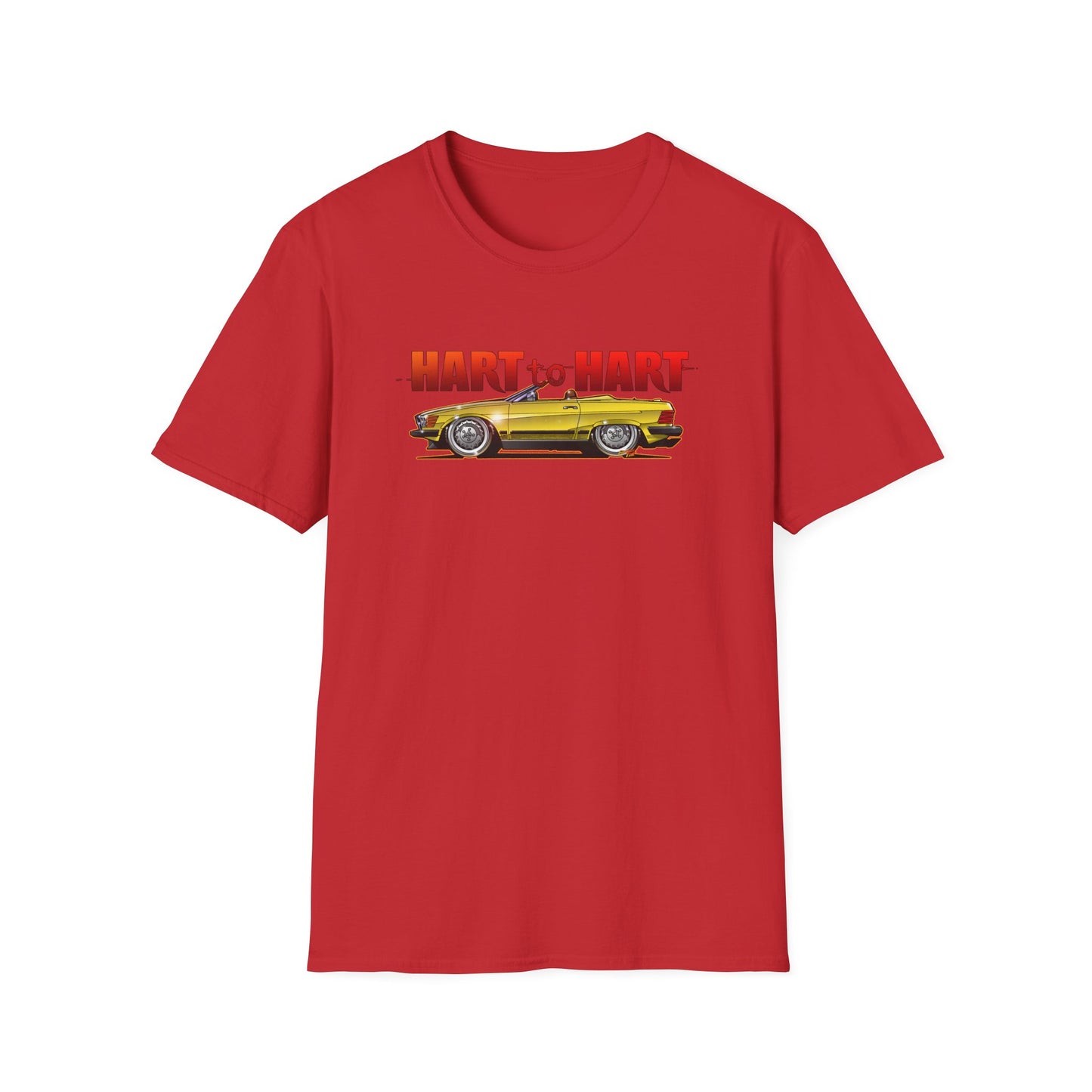 HART to HART TV Show Mercedes 450SL Concept Art Softstyle T-Shirt Multiple Colors