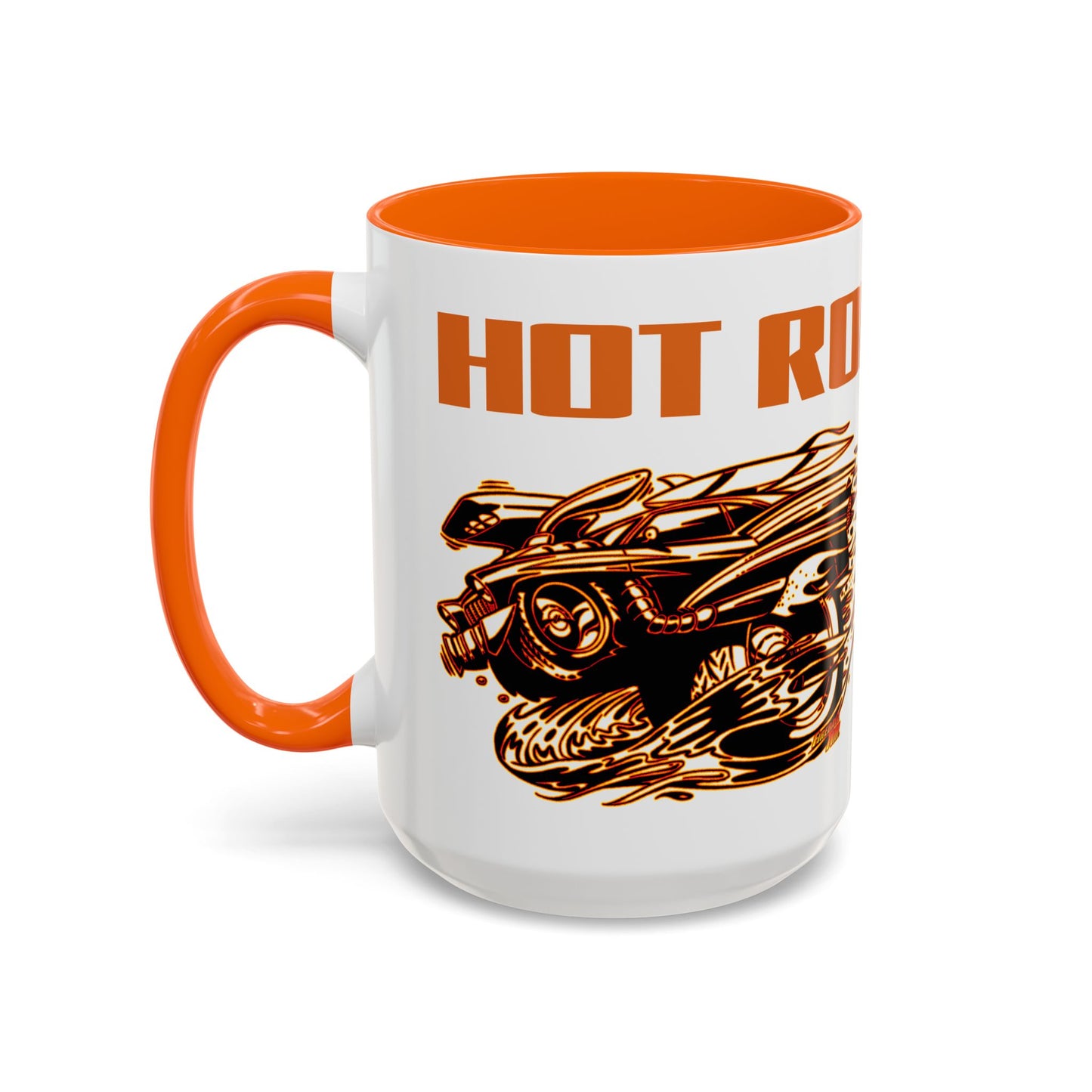 HOT ROD CHEVY Fireball Muscle Car Collectible Coffee Mug - 2 Sizes