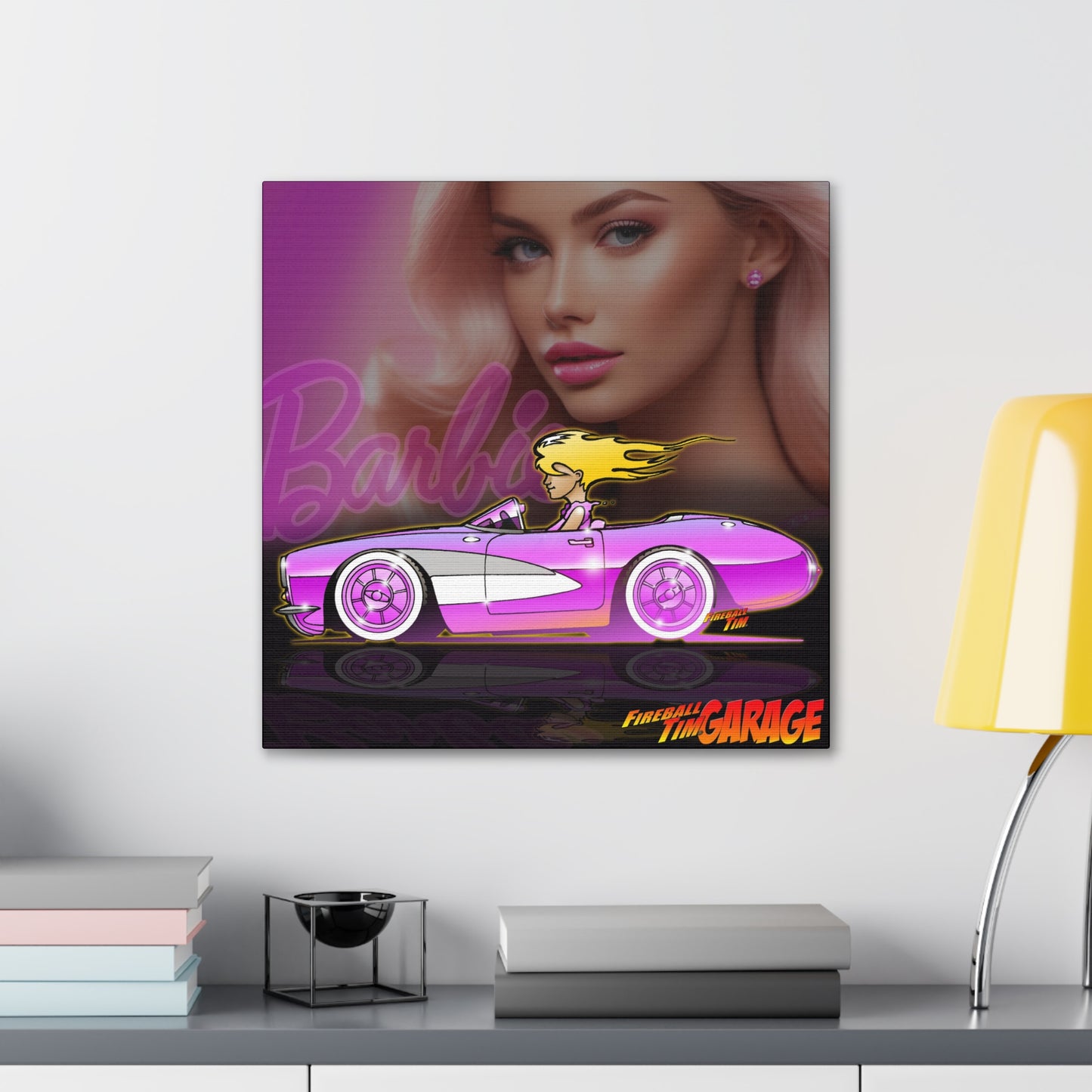 BARBIE CORVETTE Concept Art MASTERPRINT 3 Sizes