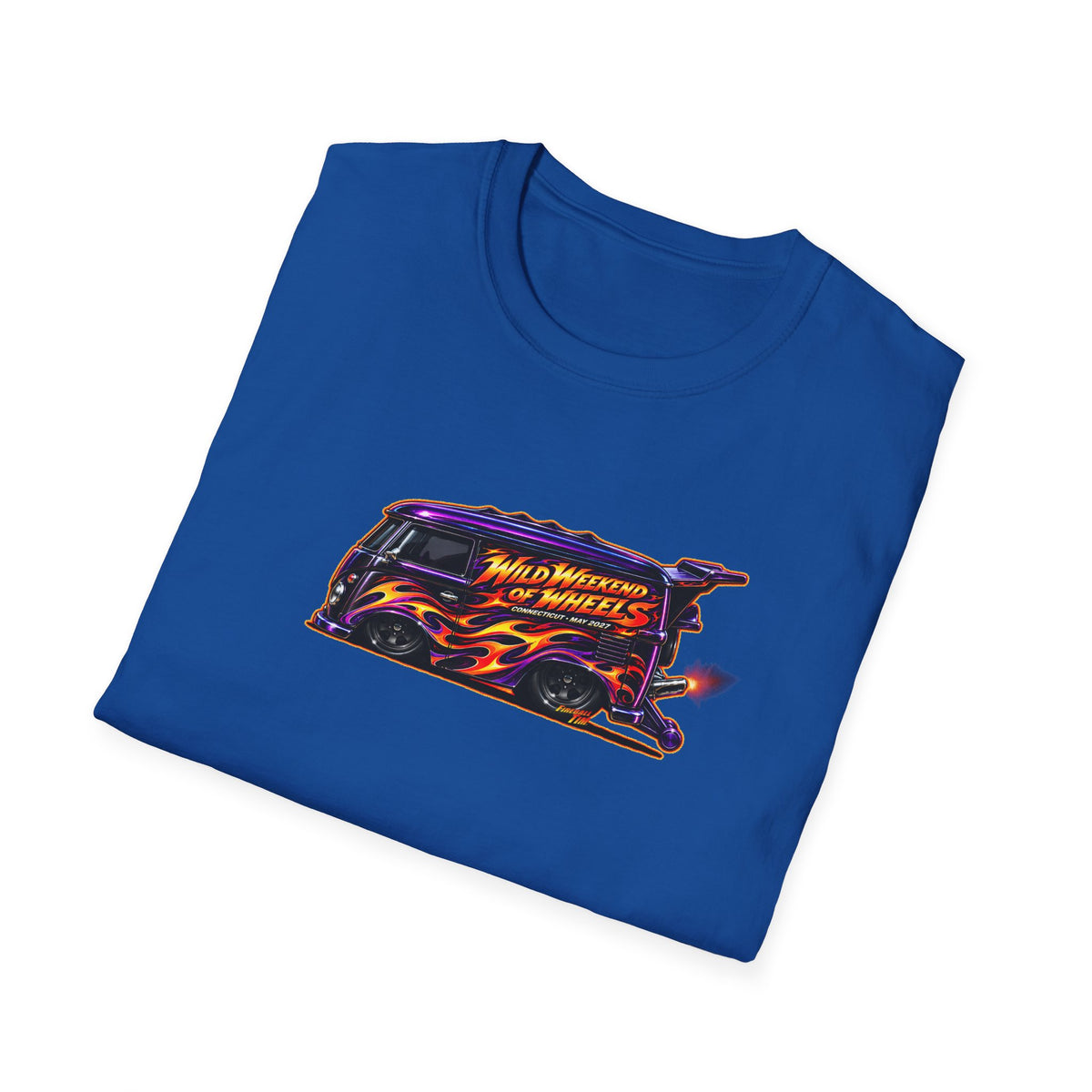HOT WHEELS Kombi Bus Collectible Fireball Art TeeShirt